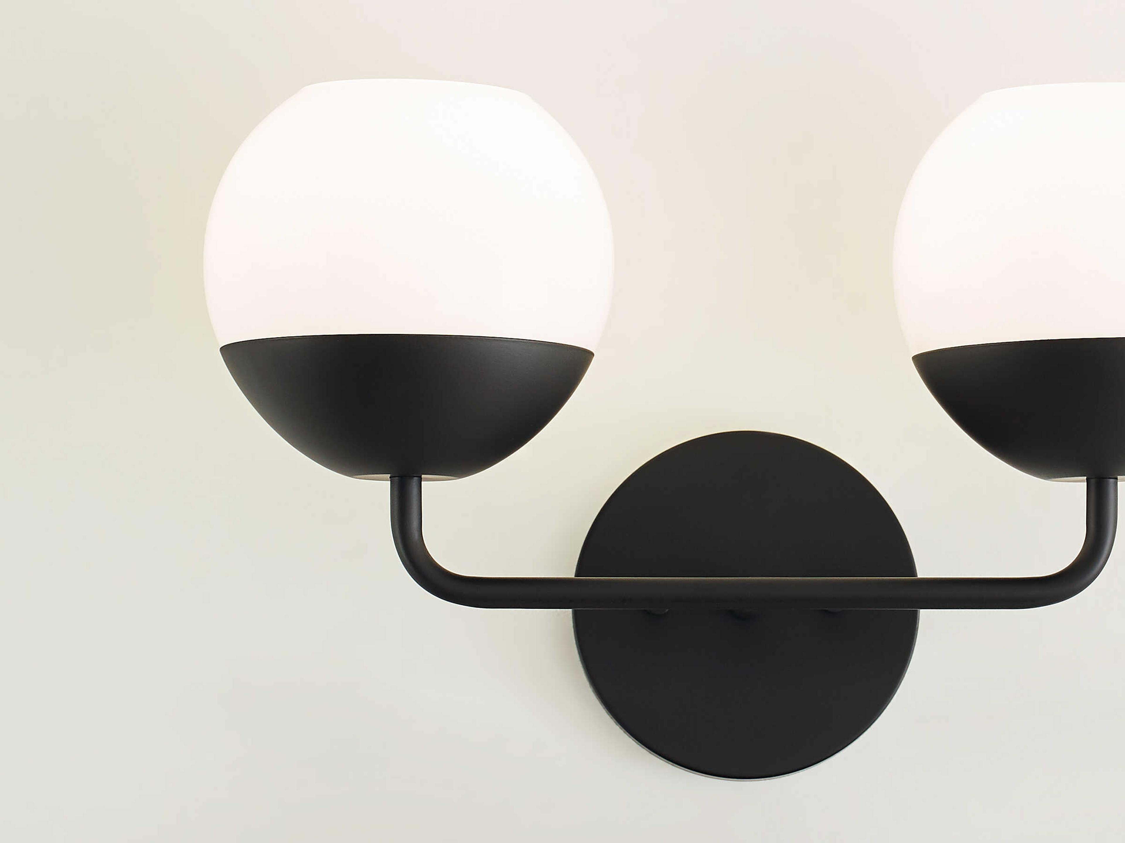 Visual Comfort Studio Alvin 2-Light Midnight Black Vanity Light