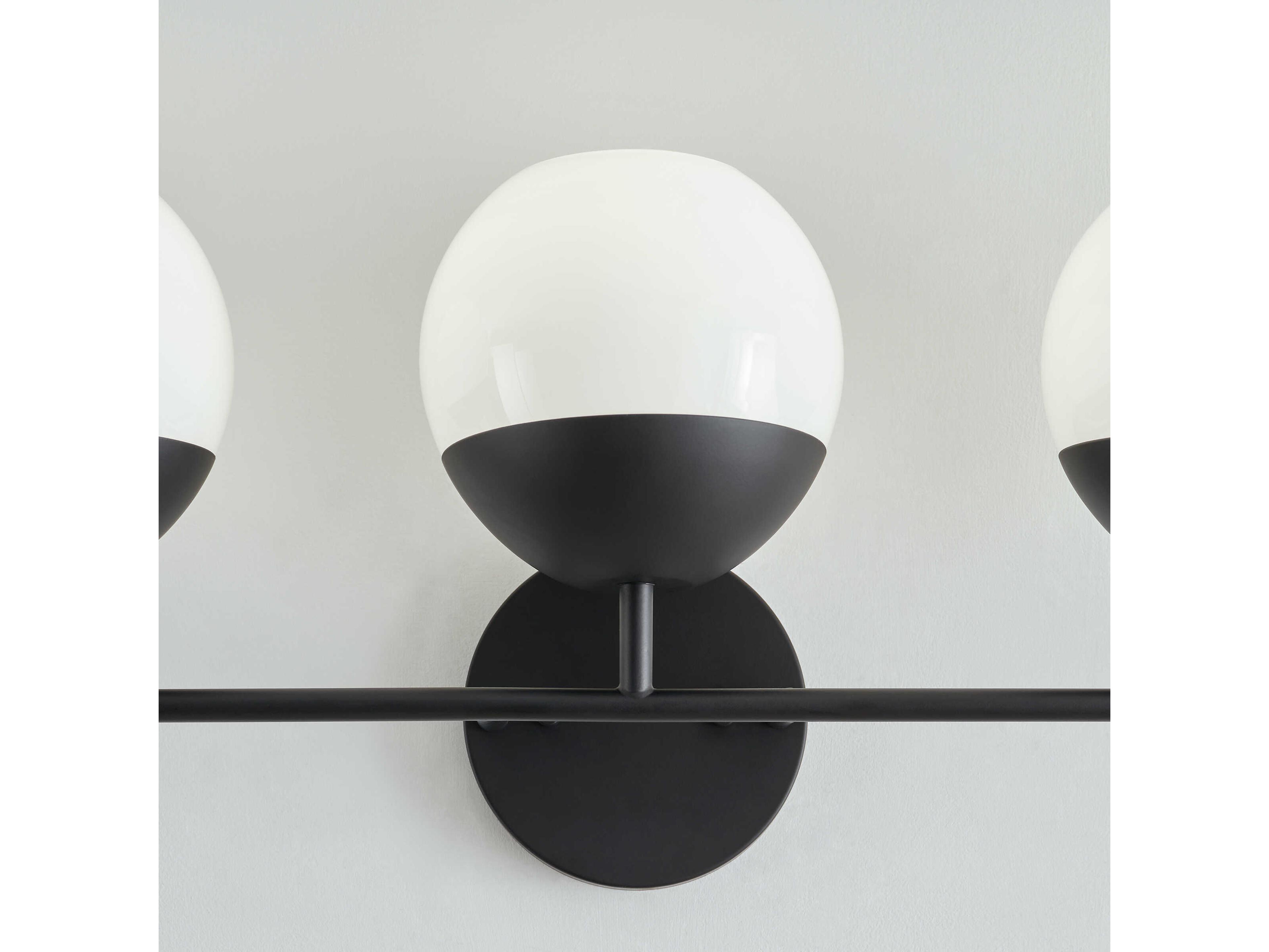 Visual Comfort Studio Alvin 3-Light Midnight Black Vanity Light