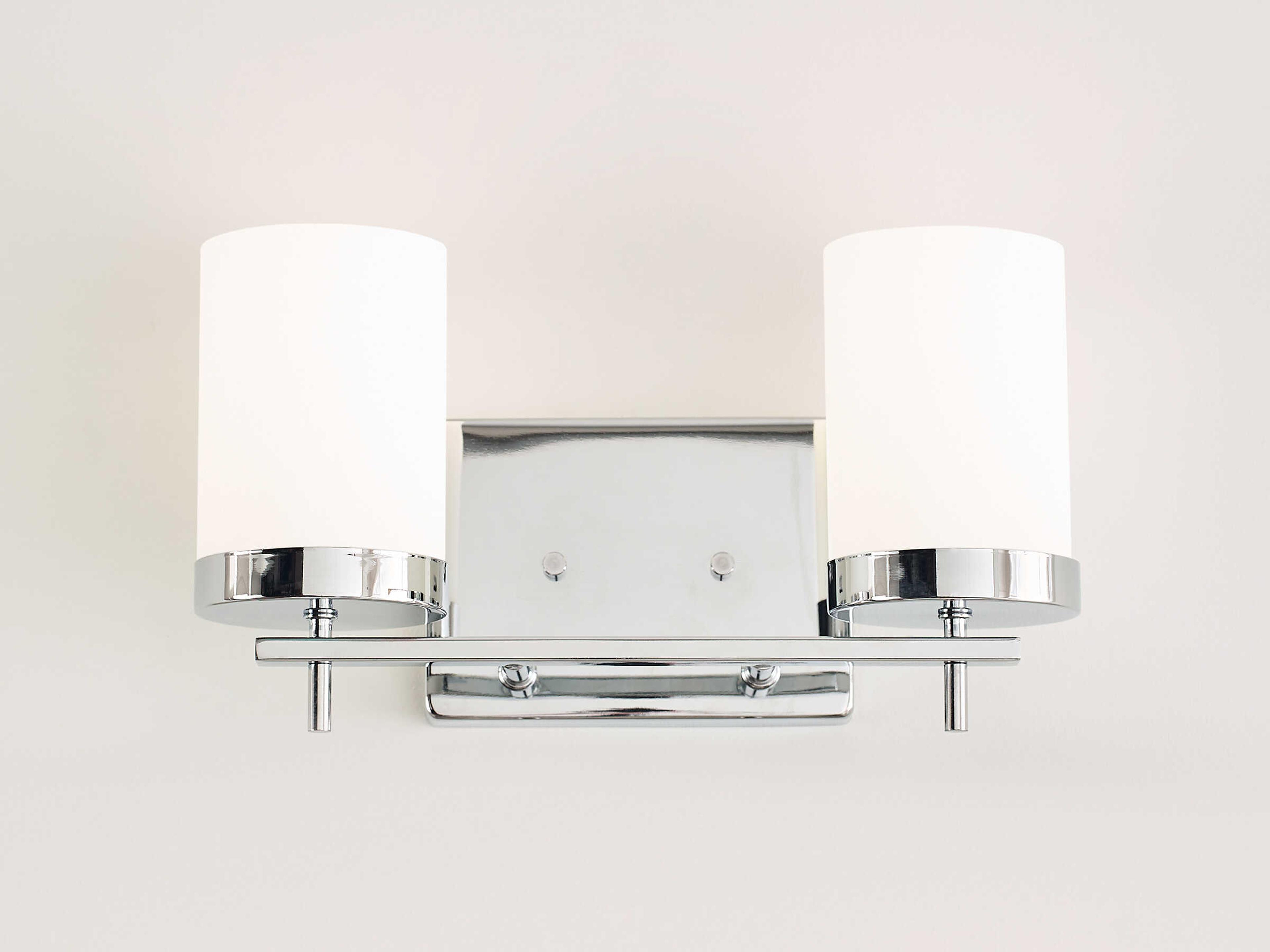 Visual Comfort Studio Zire 2-Light Chrome Vanity Light