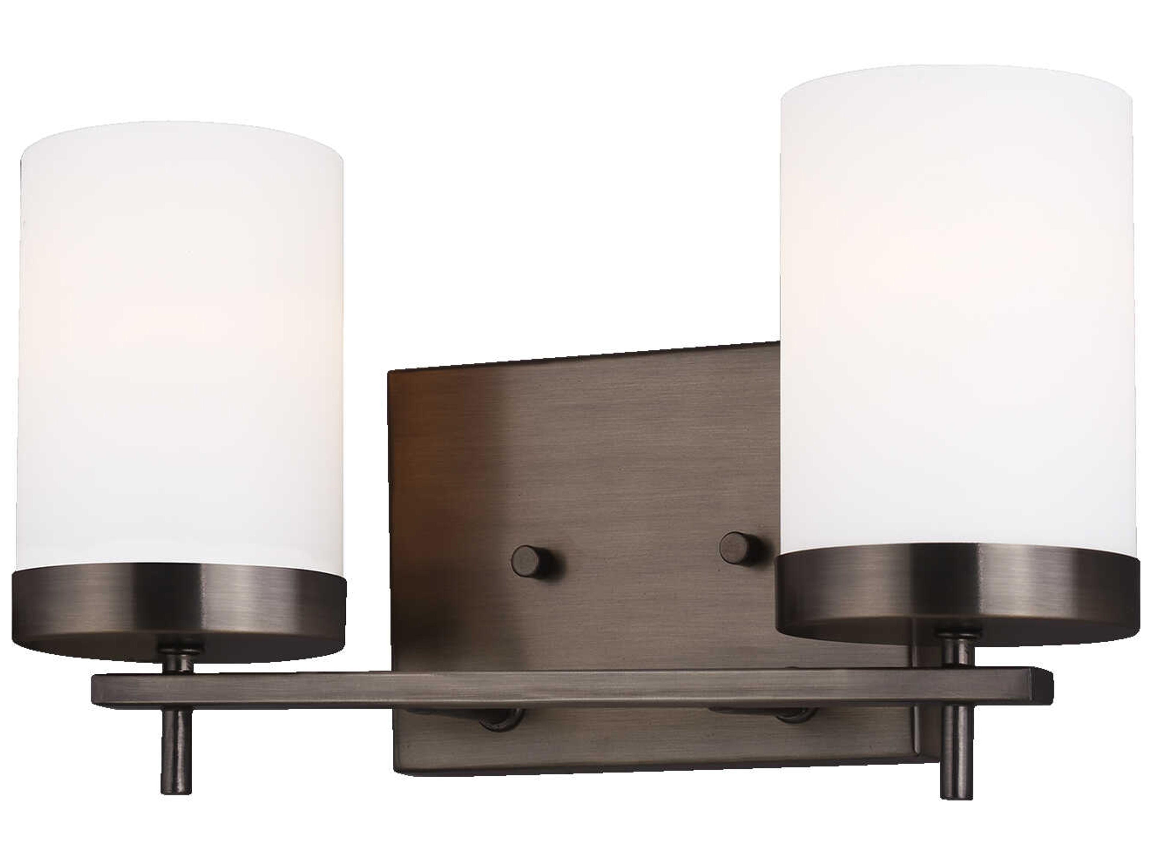Zire Two Light Wall Sconce in Brushed Oil Rubbed Bronze