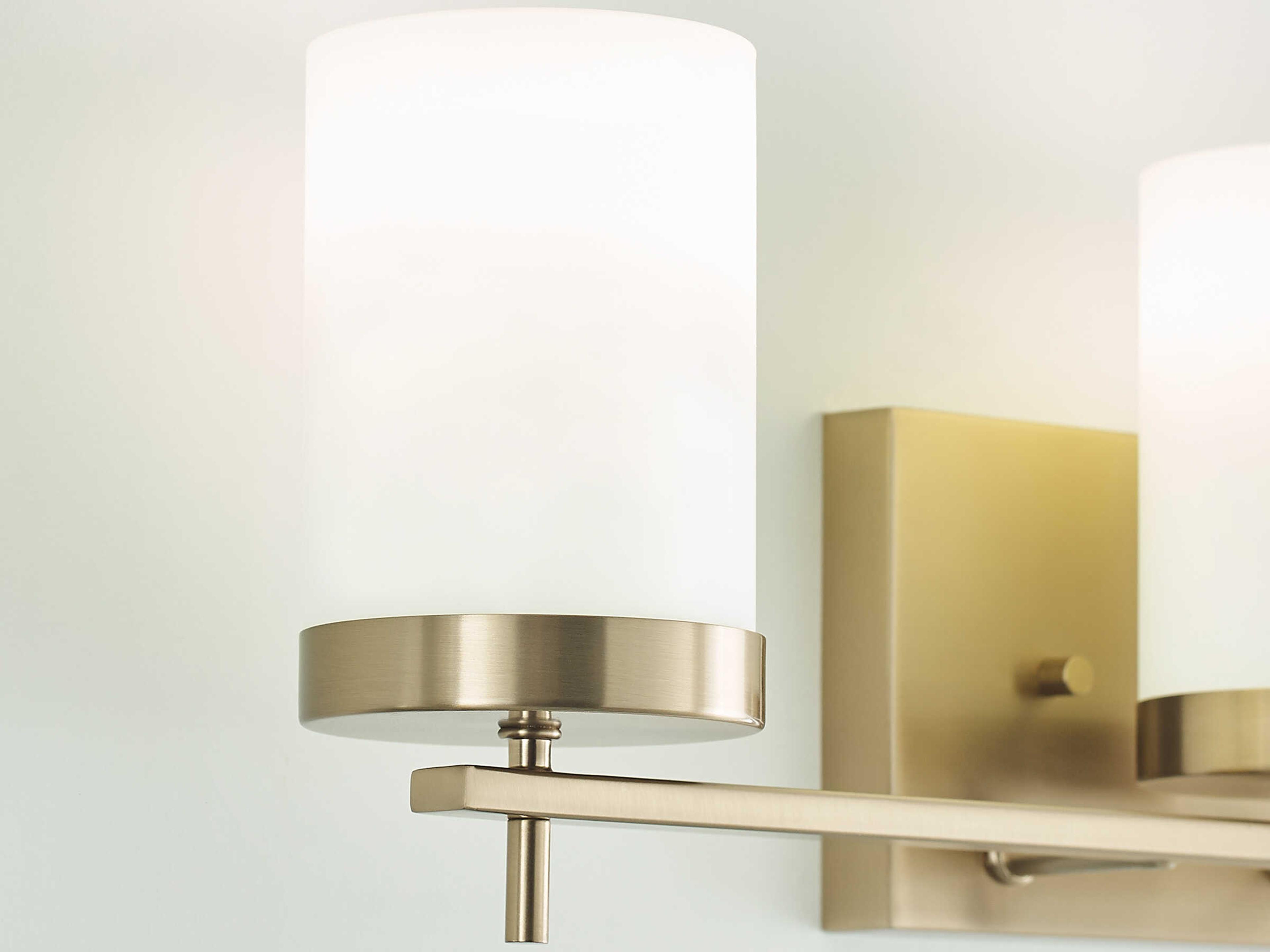 Visual Comfort Studio Zire 3-Light Satin Brass Vanity Light