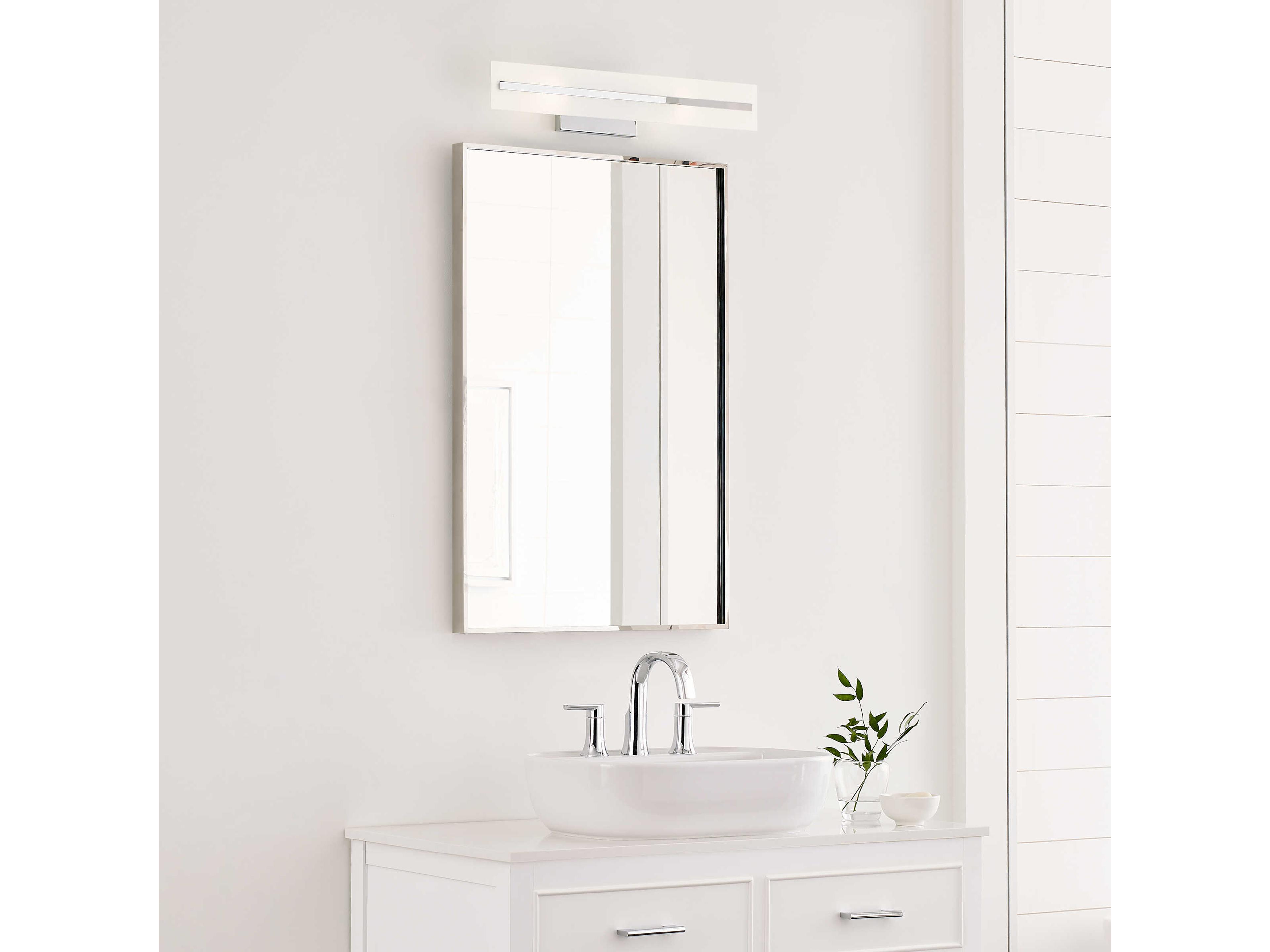 Visual Comfort Studio Dex 2-Light Chrome Vanity Light