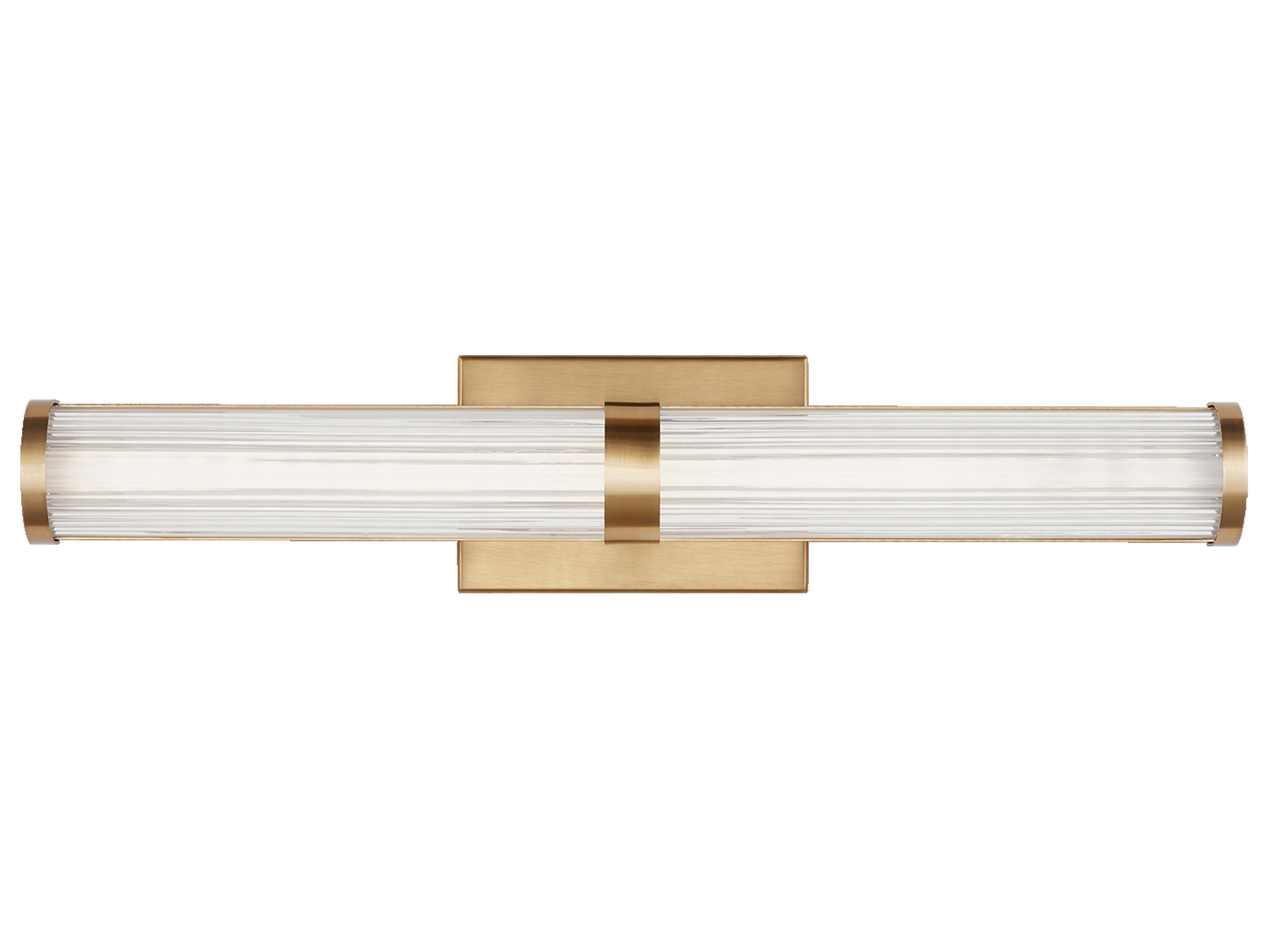 Syden 24-Inch LED Bath Vanity Light in Satin Brass