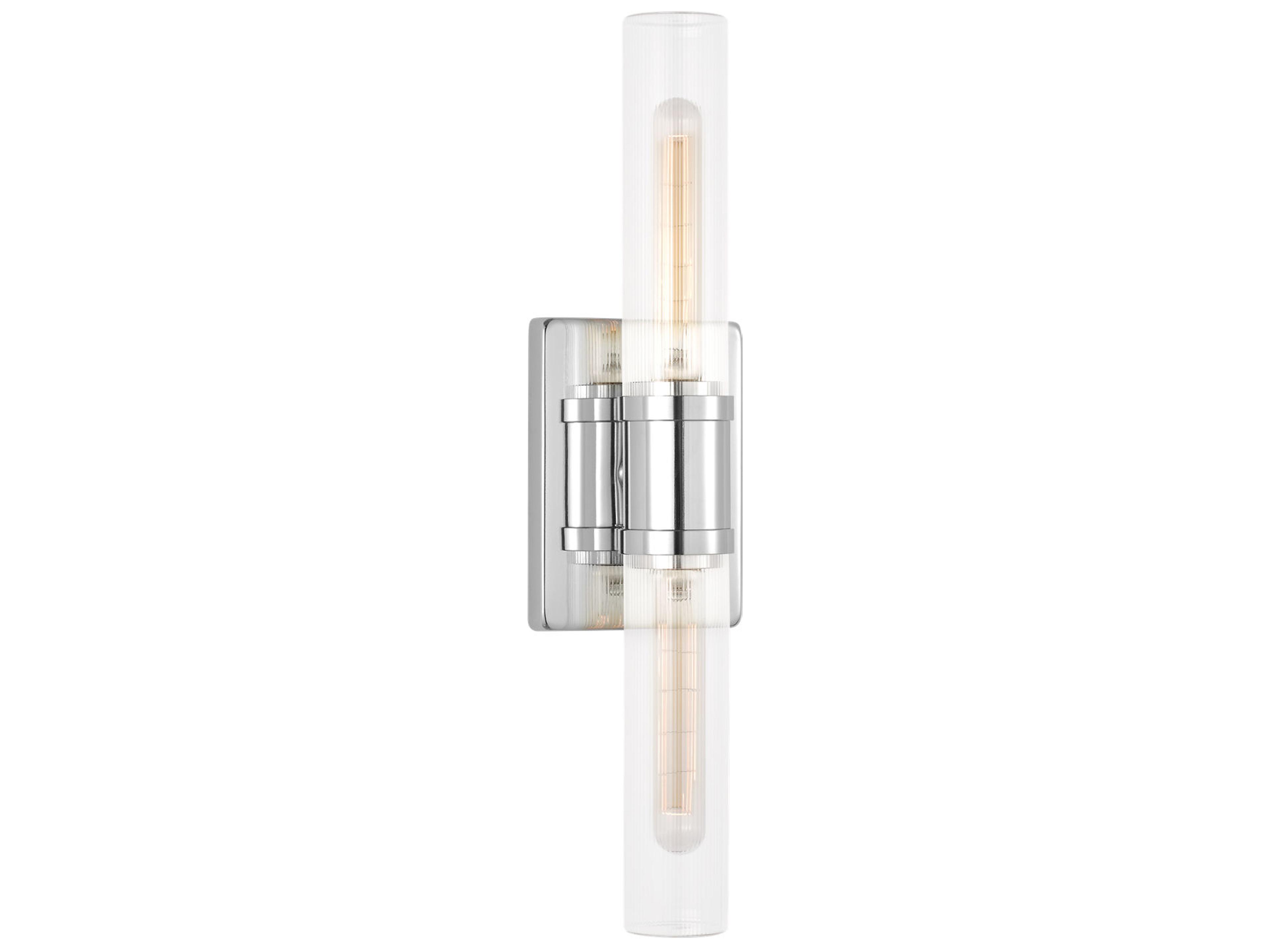 Keaton 2-Light Chrome Vanity Light