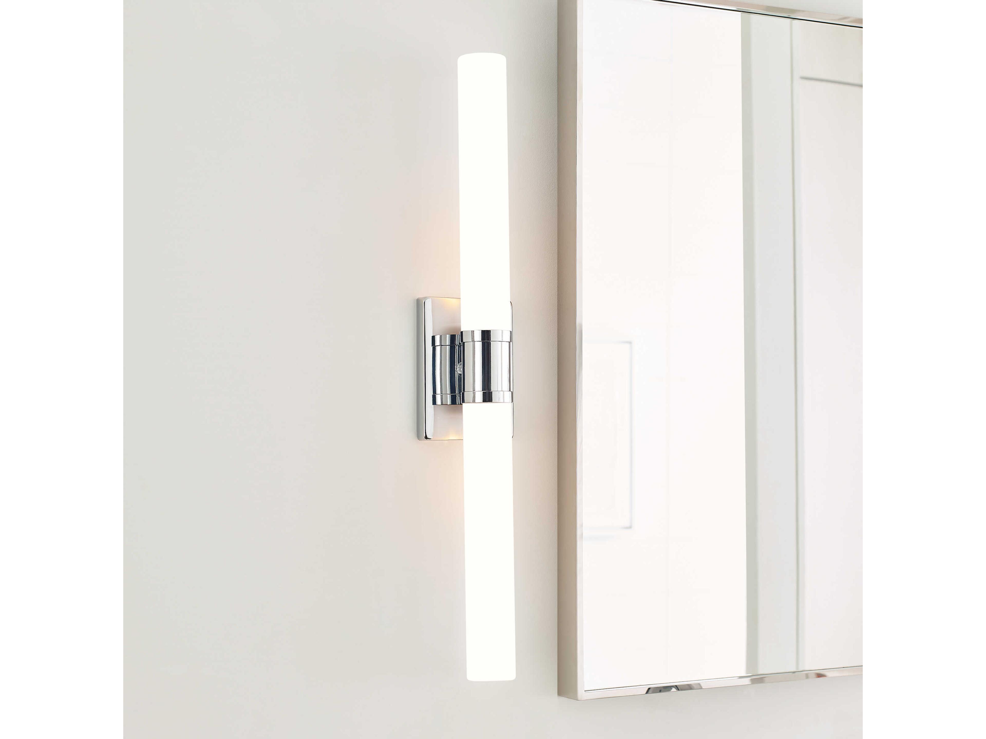 Visual Comfort Studio Keaton 2-Light Chrome Vanity Light