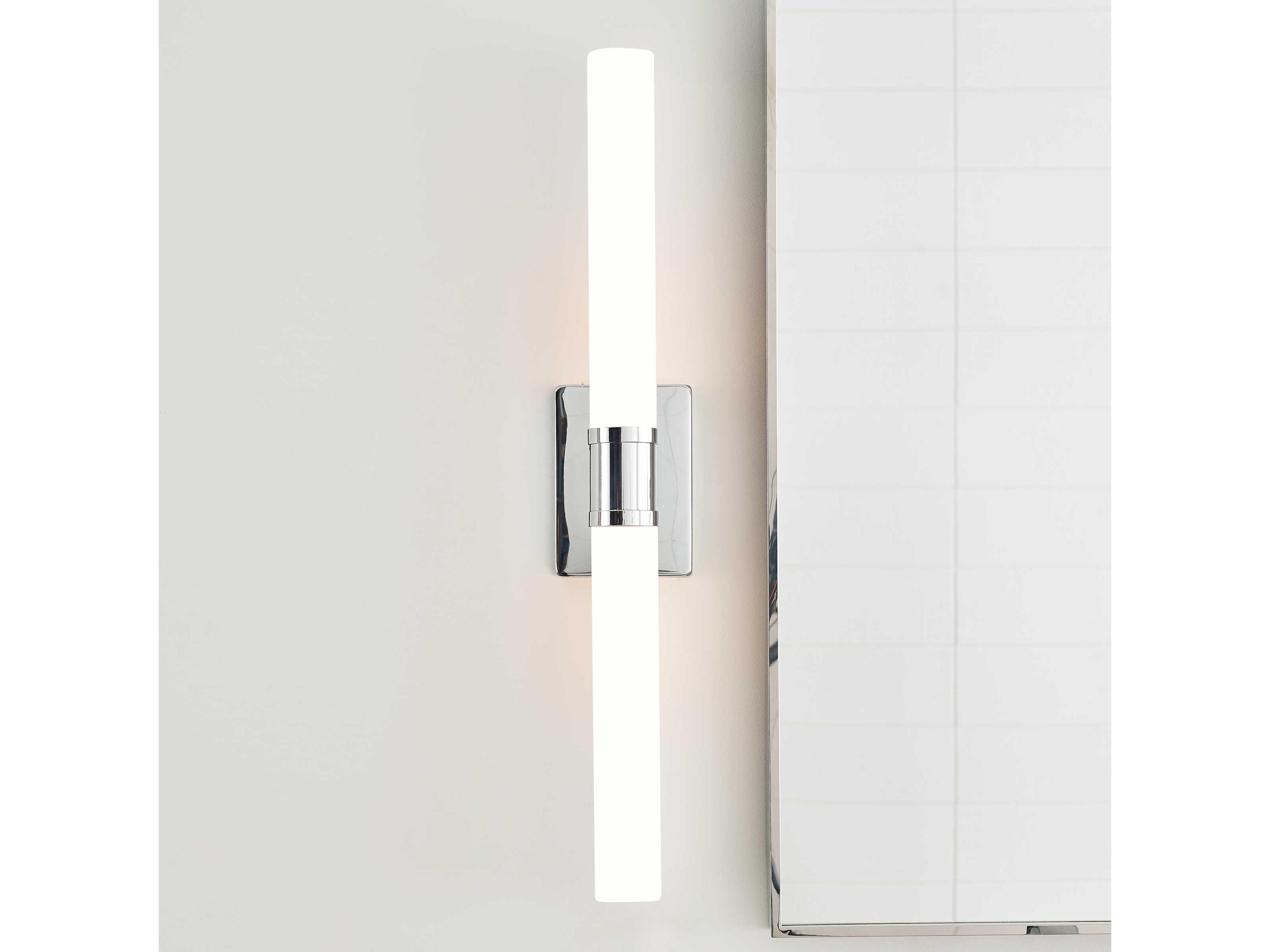 Visual Comfort Studio Keaton 2-Light Chrome Vanity Light