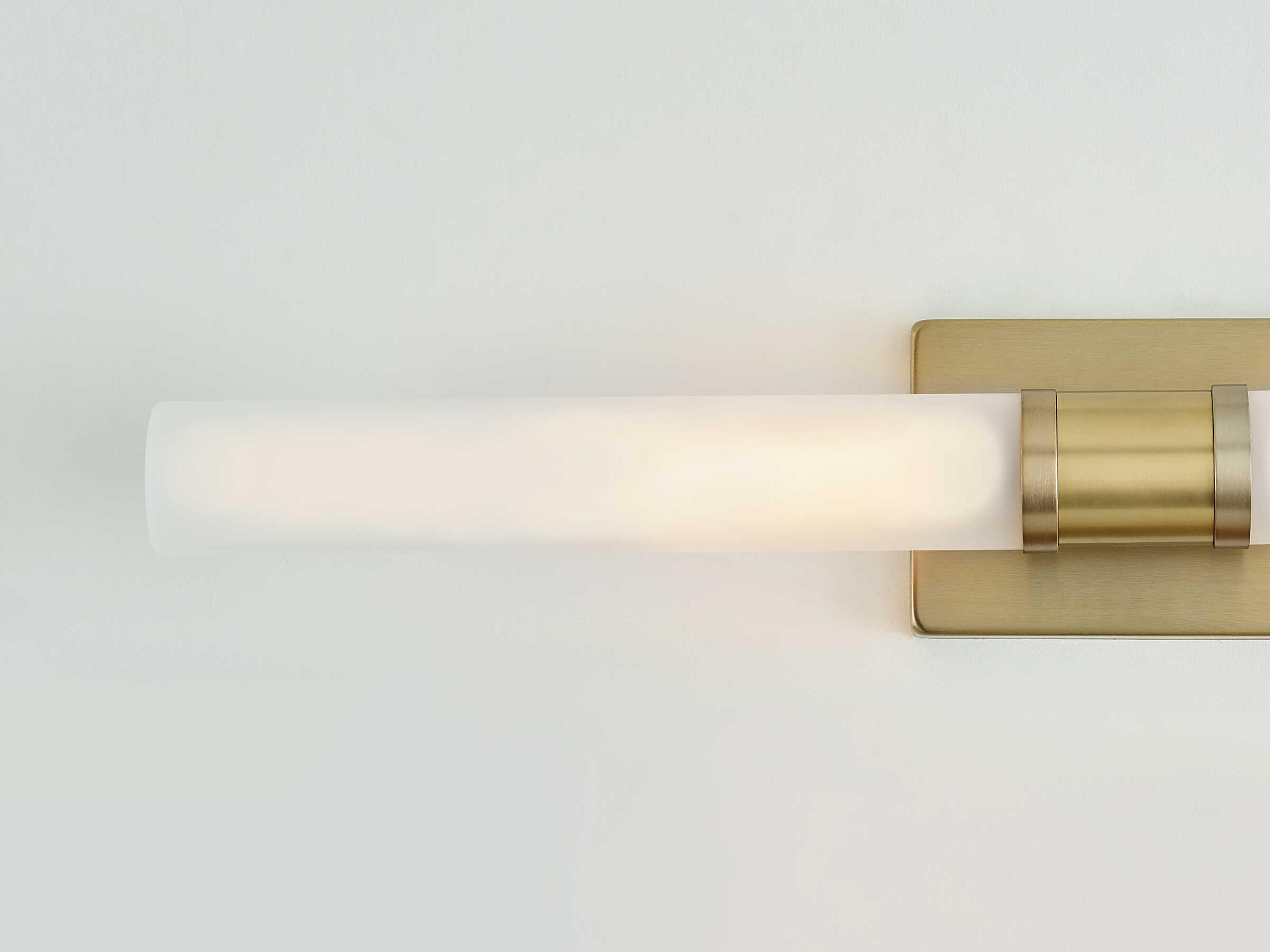 Visual Comfort Studio Keaton 2-Light Satin Brass Vanity Light