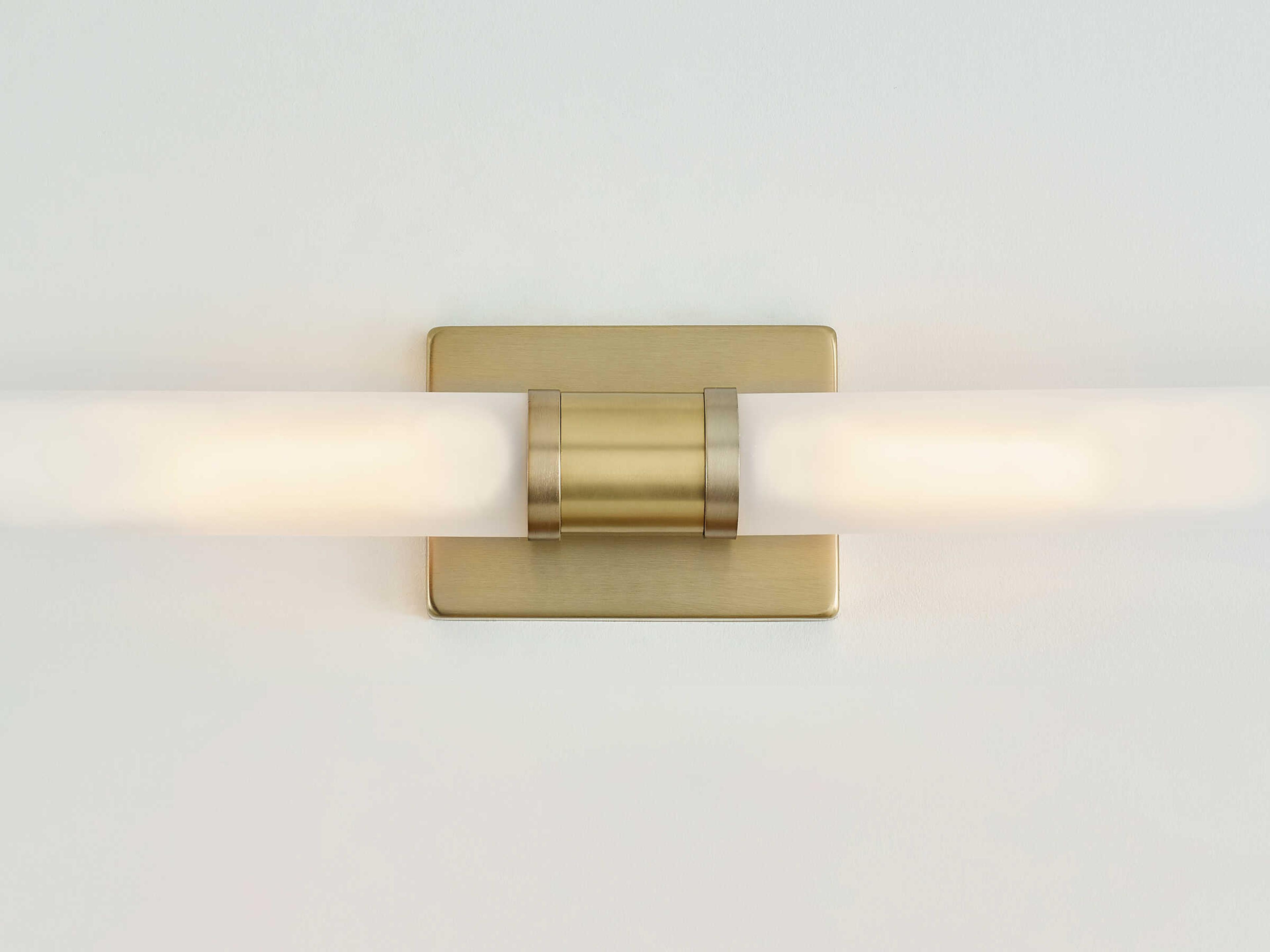 Visual Comfort Studio Keaton 2-Light Satin Brass Vanity Light