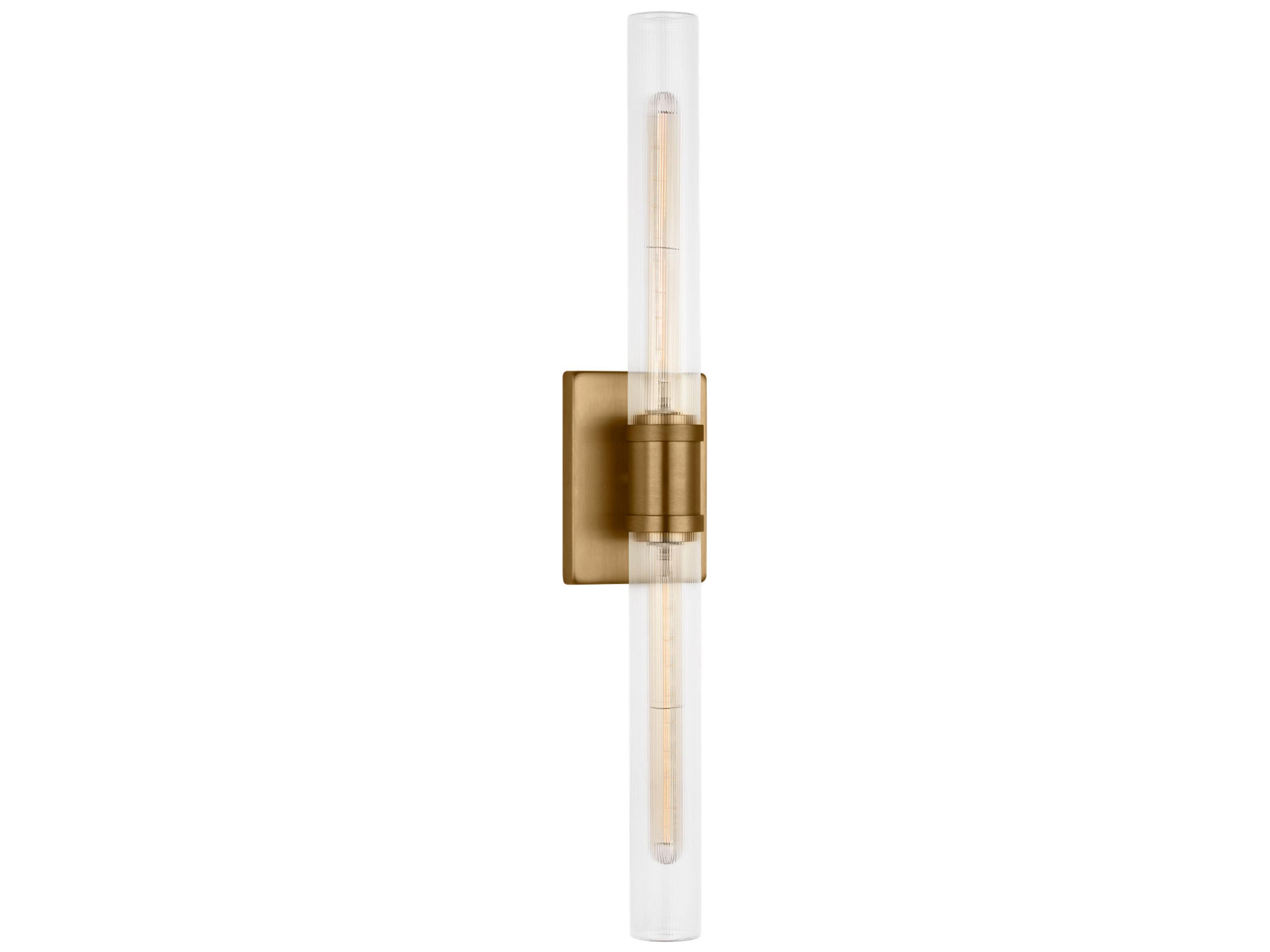 Keaton 2-Light Satin Brass Vanity Light