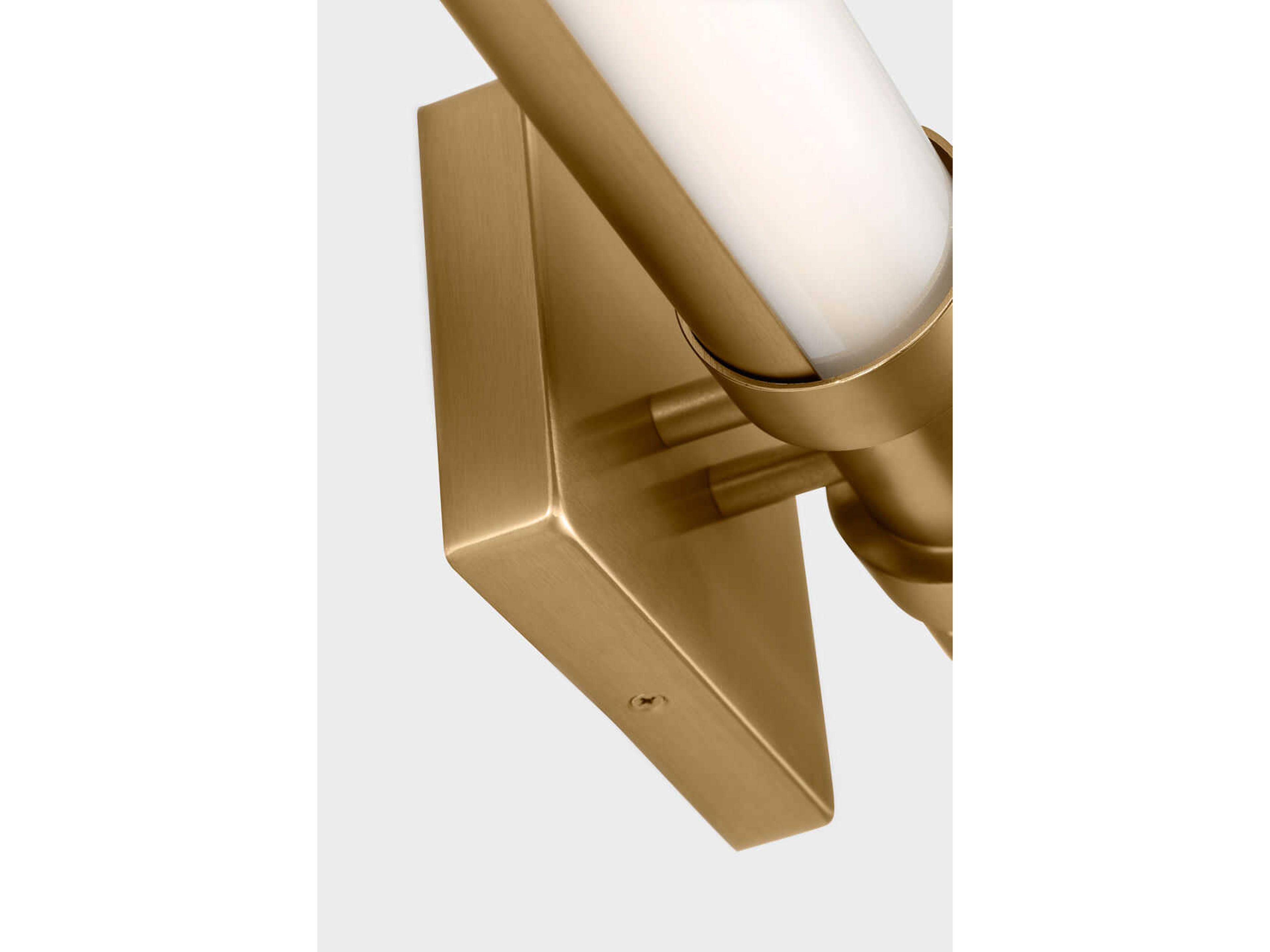 Visual Comfort Studio Kiel 2-Light Satin Brass Vanity Light