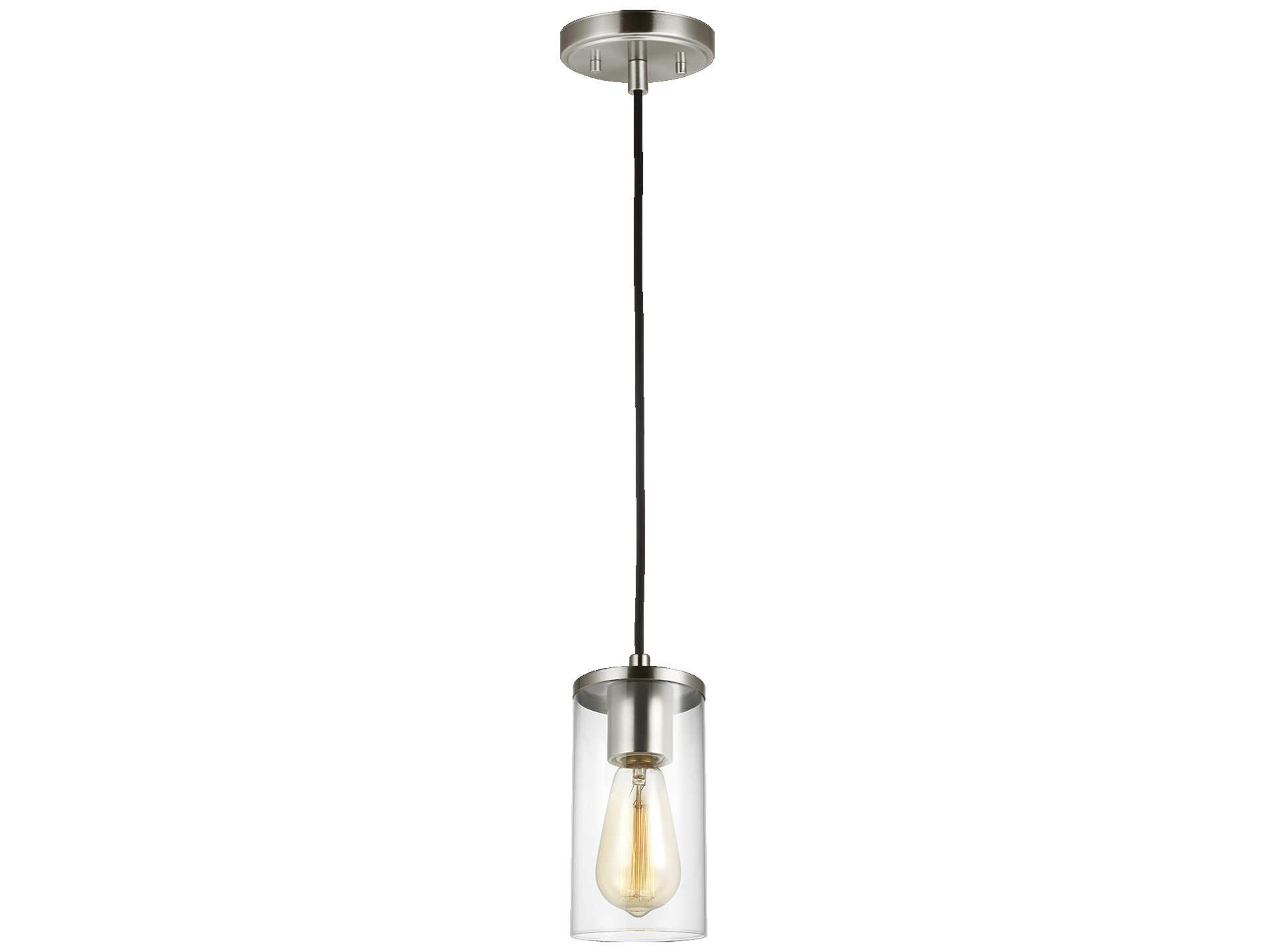 Mini Pendant Zire Brushed Nickel Contemporary