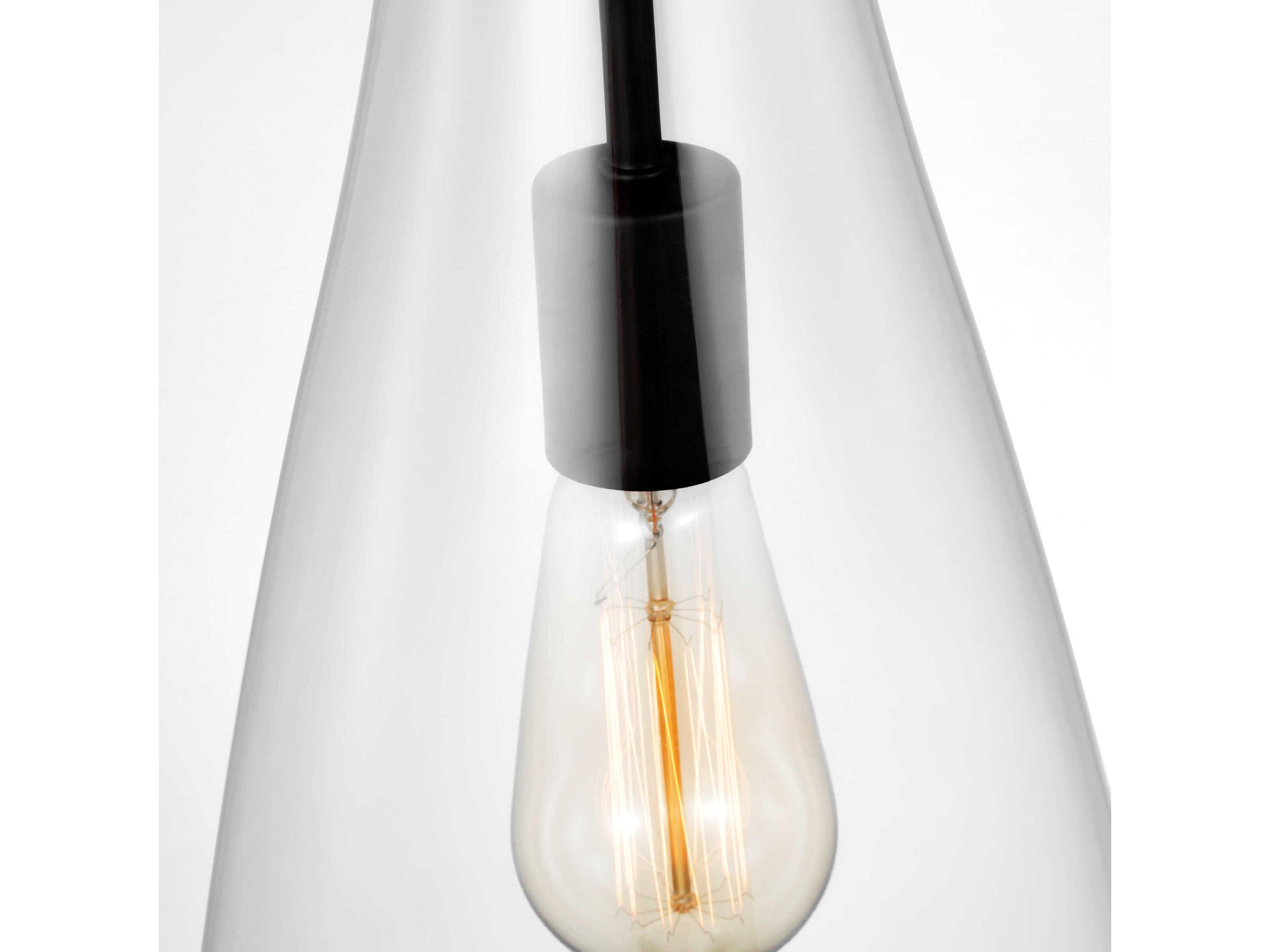 Visual Comfort Studio Arilda 1-Light Midnight Black Mini Pendant