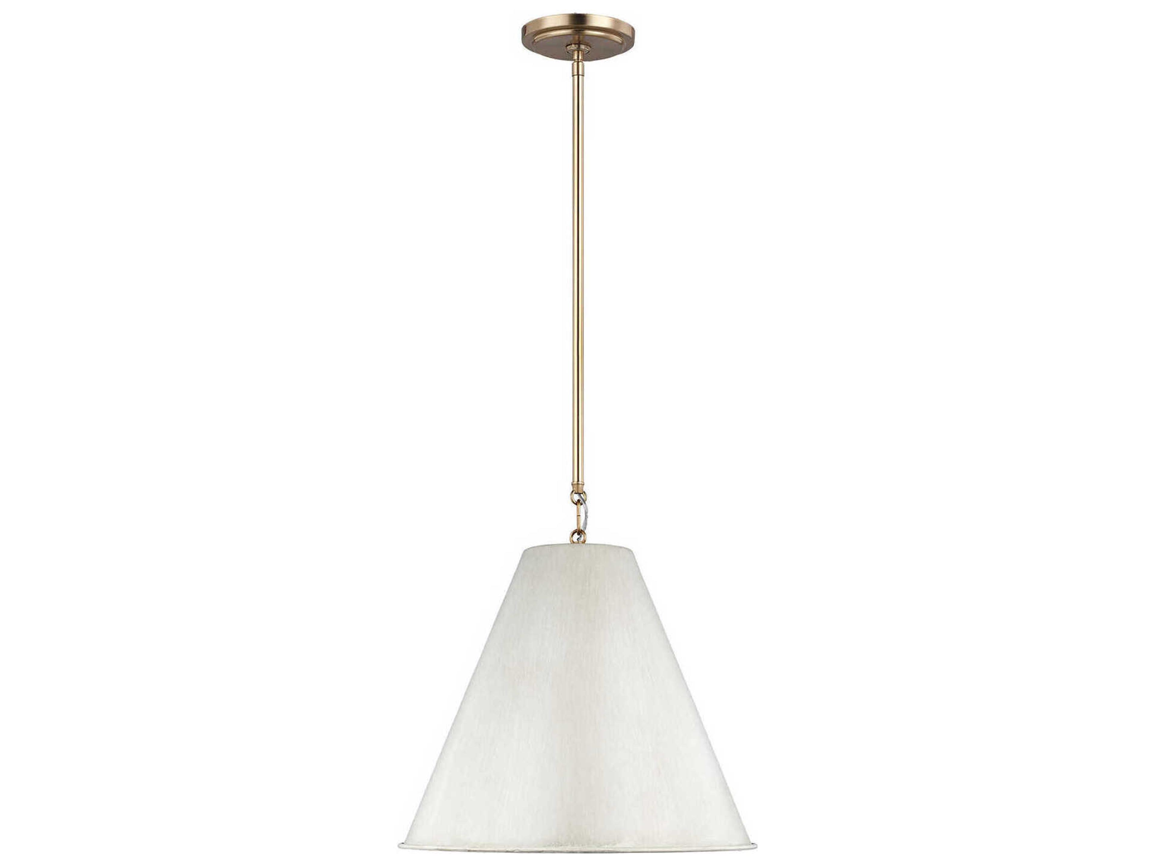 Visual Comfort Studio Gordon 1-Light Antique White Pendant