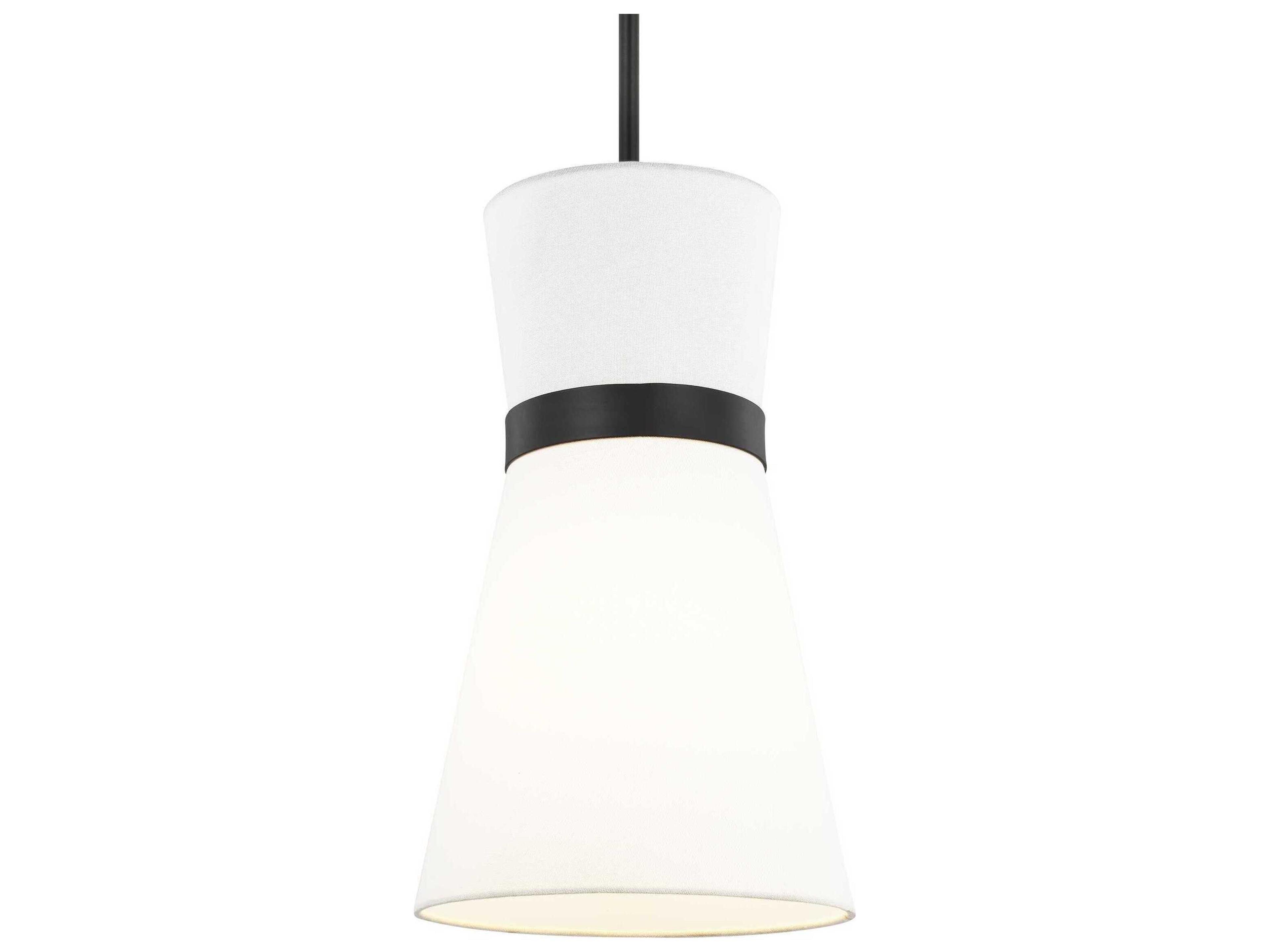 Visual Comfort Studio Clark 1-Light Midnight Black Mini Pendant
