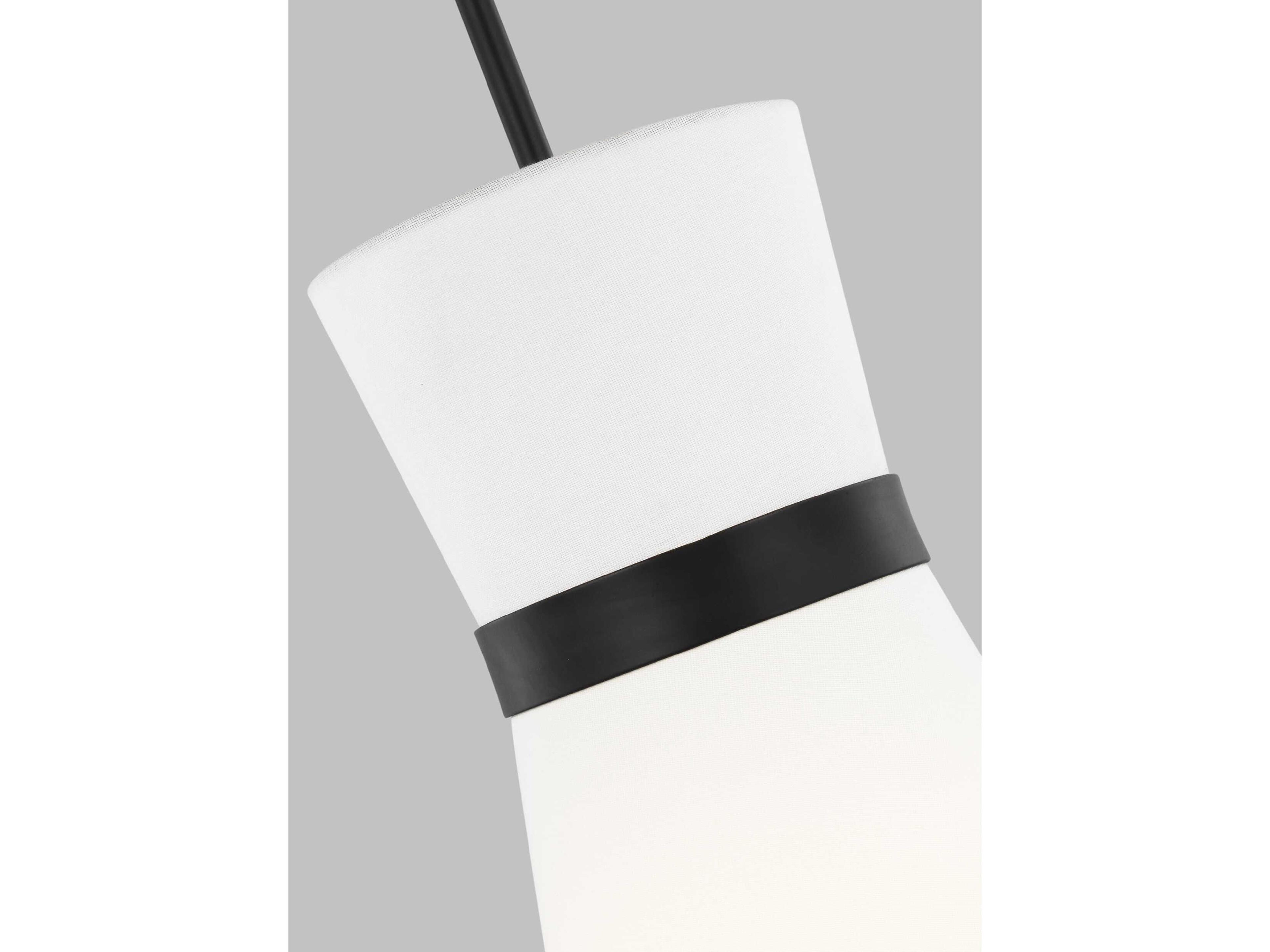 Visual Comfort Studio Clark 1-Light Midnight Black Mini Pendant