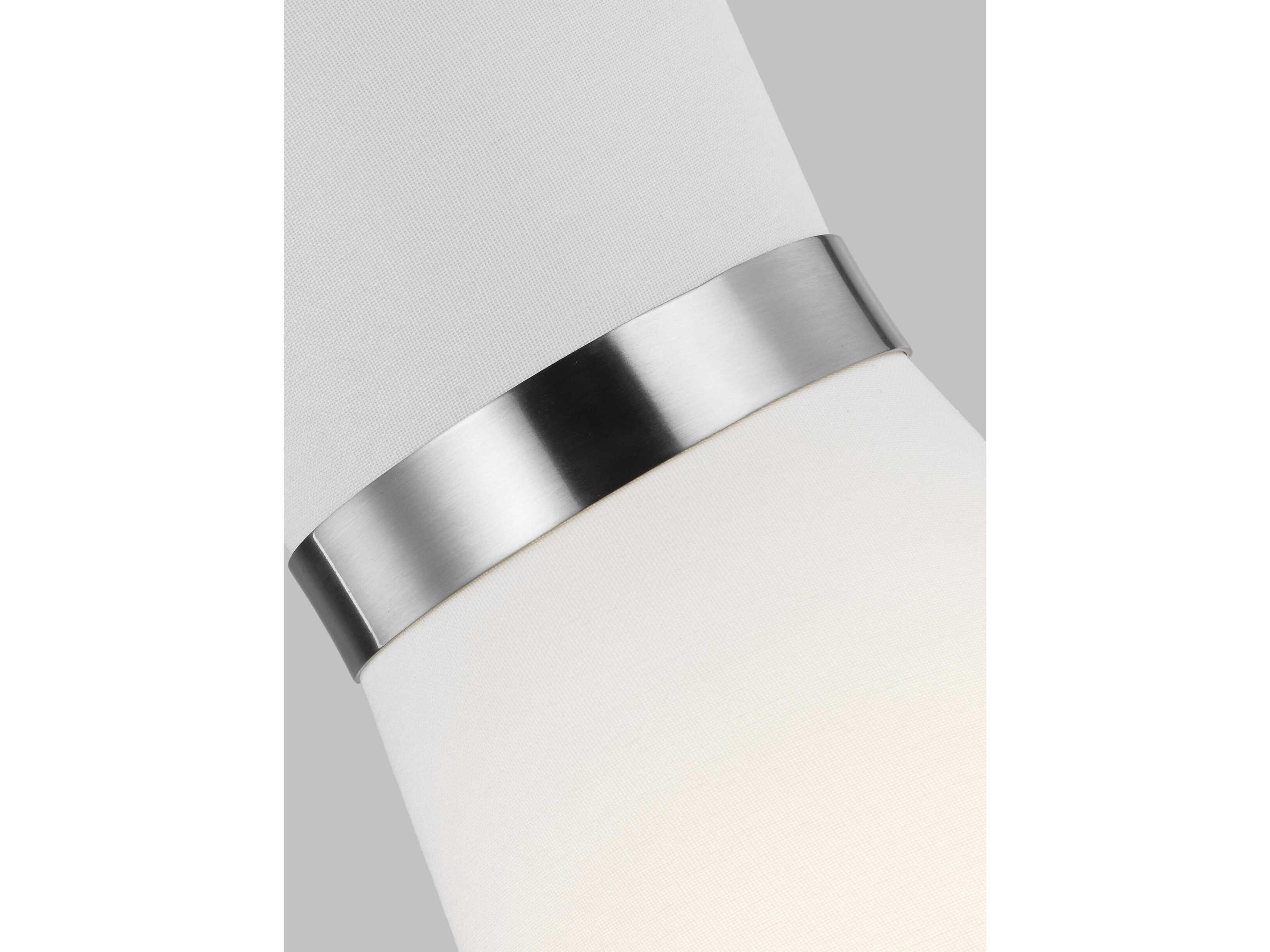 Visual Comfort Studio Clark 1-Light Brushed Nickel Mini Pendant