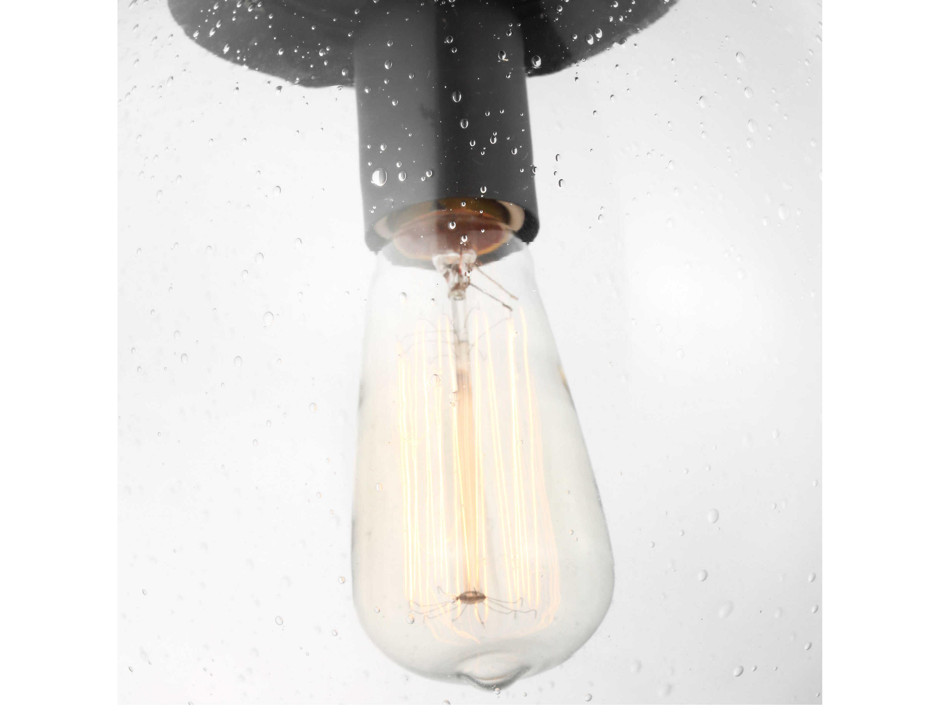 Visual Comfort Studio Leo 1-Light Midnight Black Globe Mini Pendant