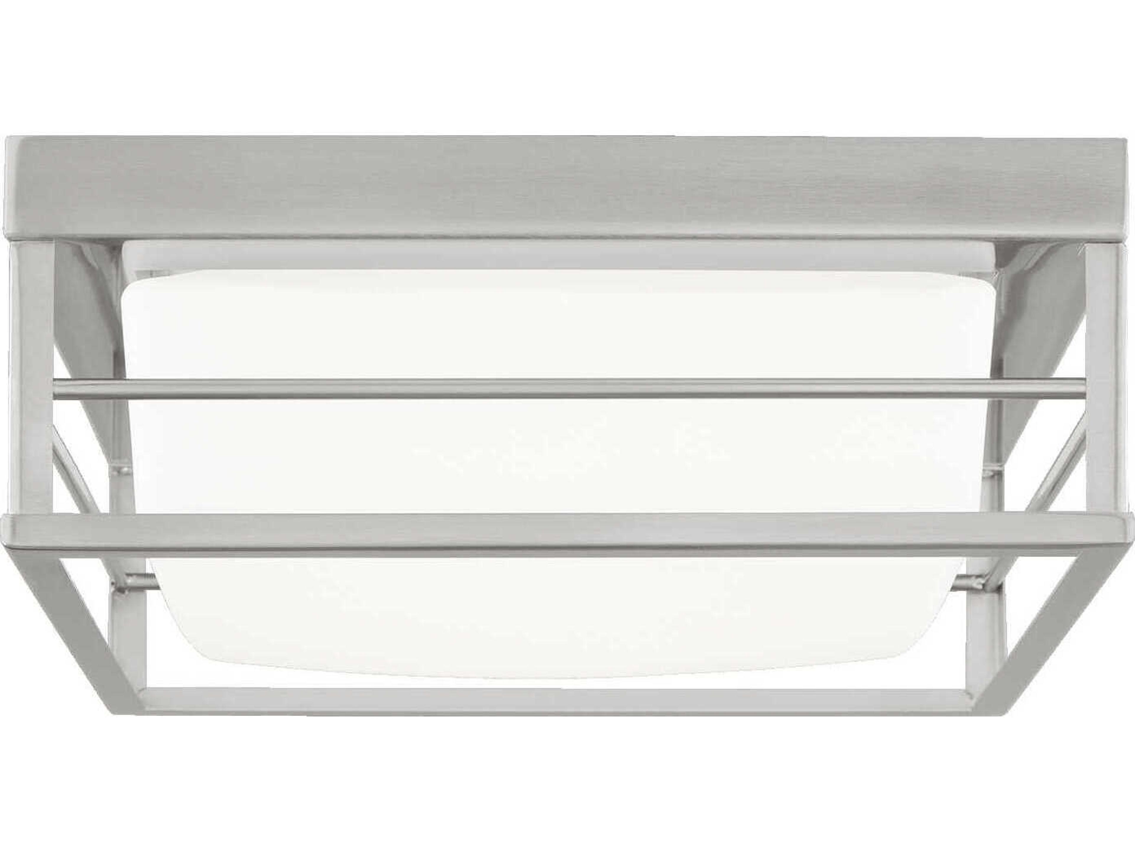 Dearborn LED Flush Mount Brushed Nickel 10 Inch