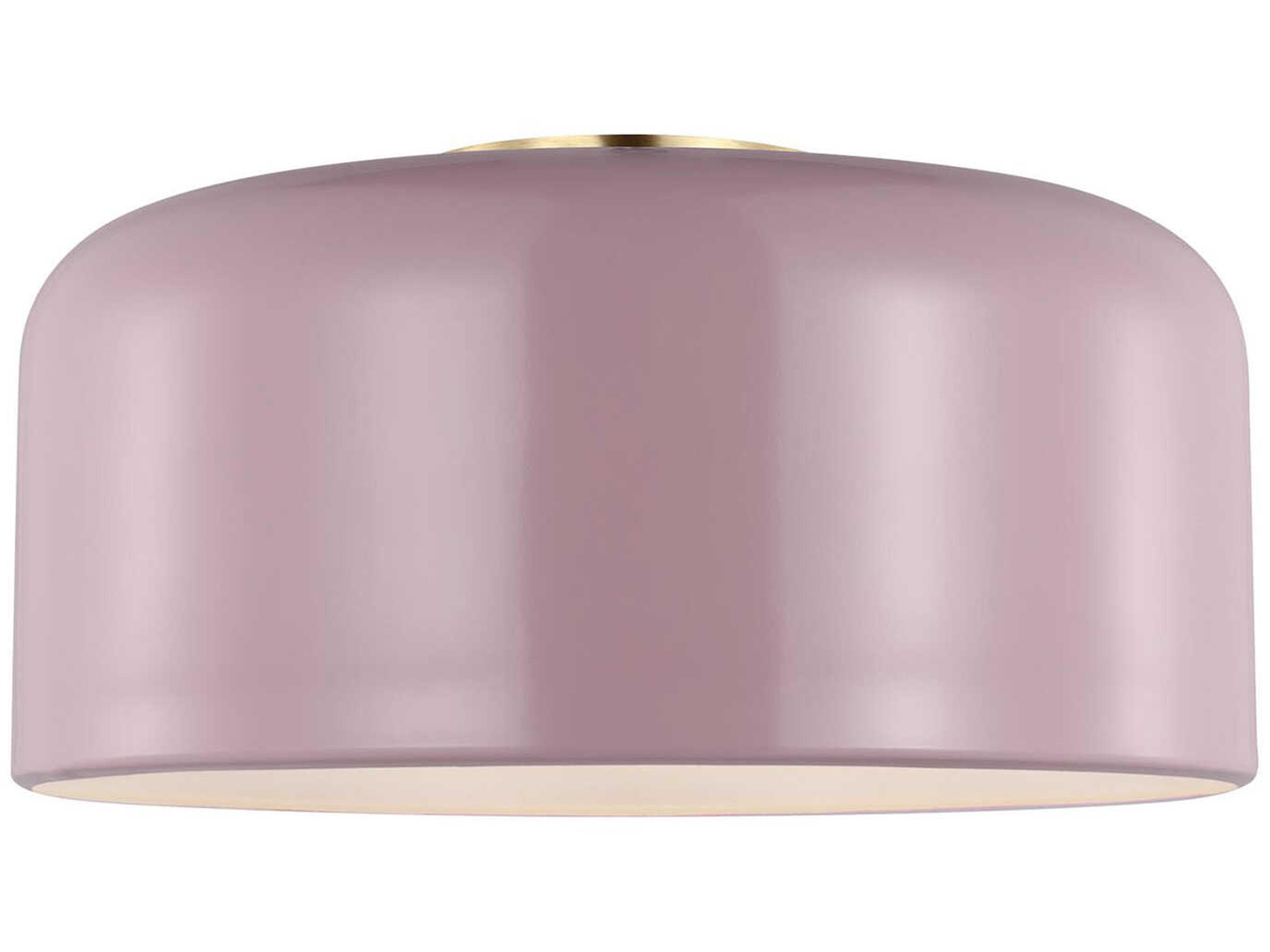 Flush Mount Light Malone Rose Spun Metal