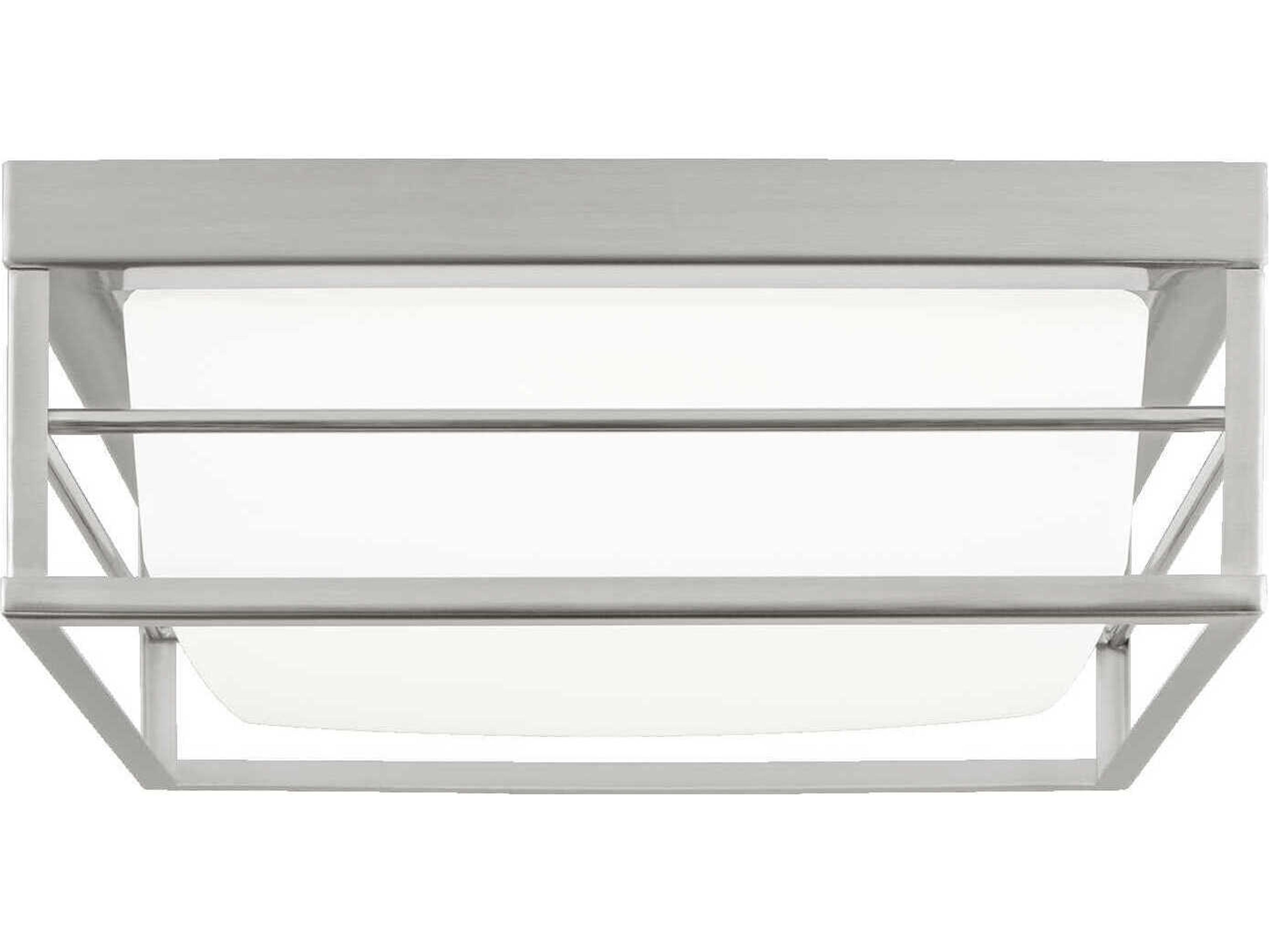 Dearborn Brushed Nickel LED Flush Mount Ceiling Light