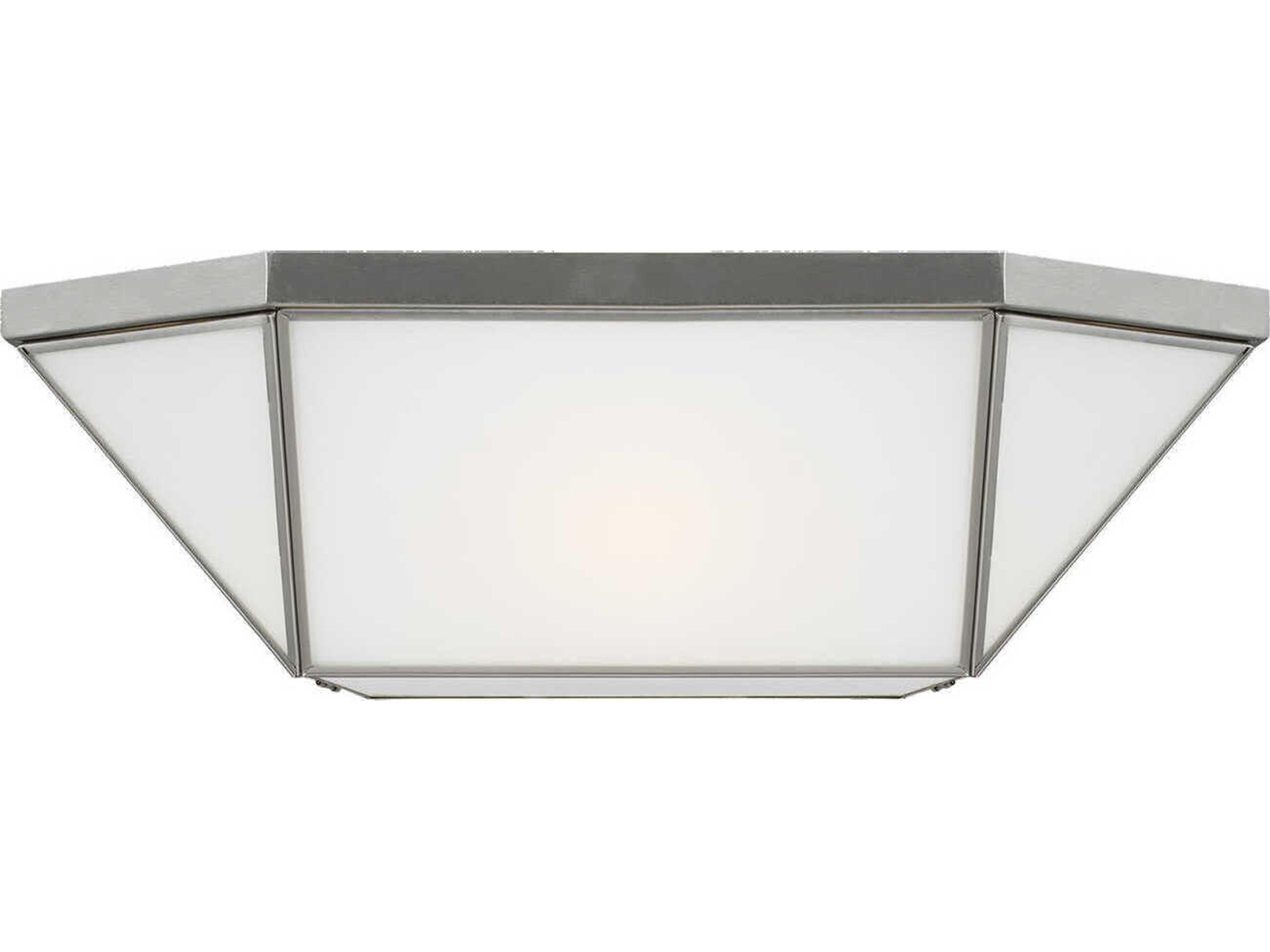 Morrison Flush Mount Ceiling Light Brushed Nickel 4 Light