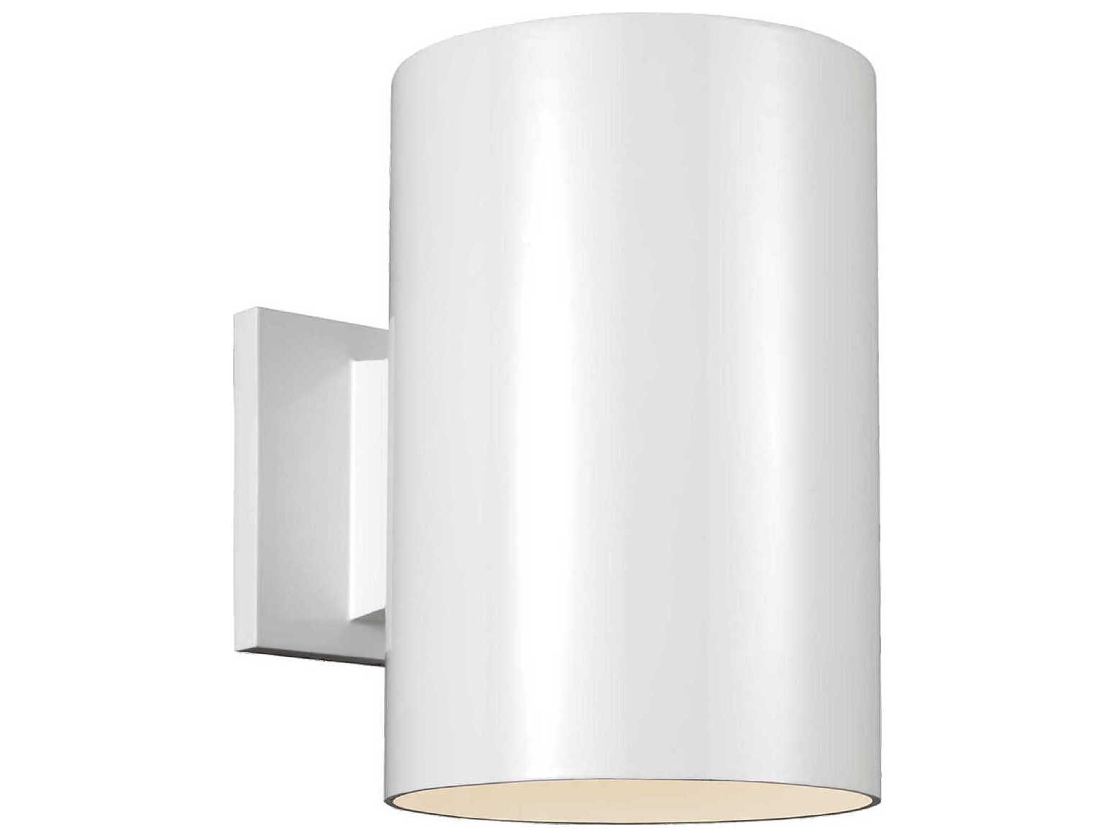 Outdoor Wall Lantern Outdoor Cylinders White 1-Light