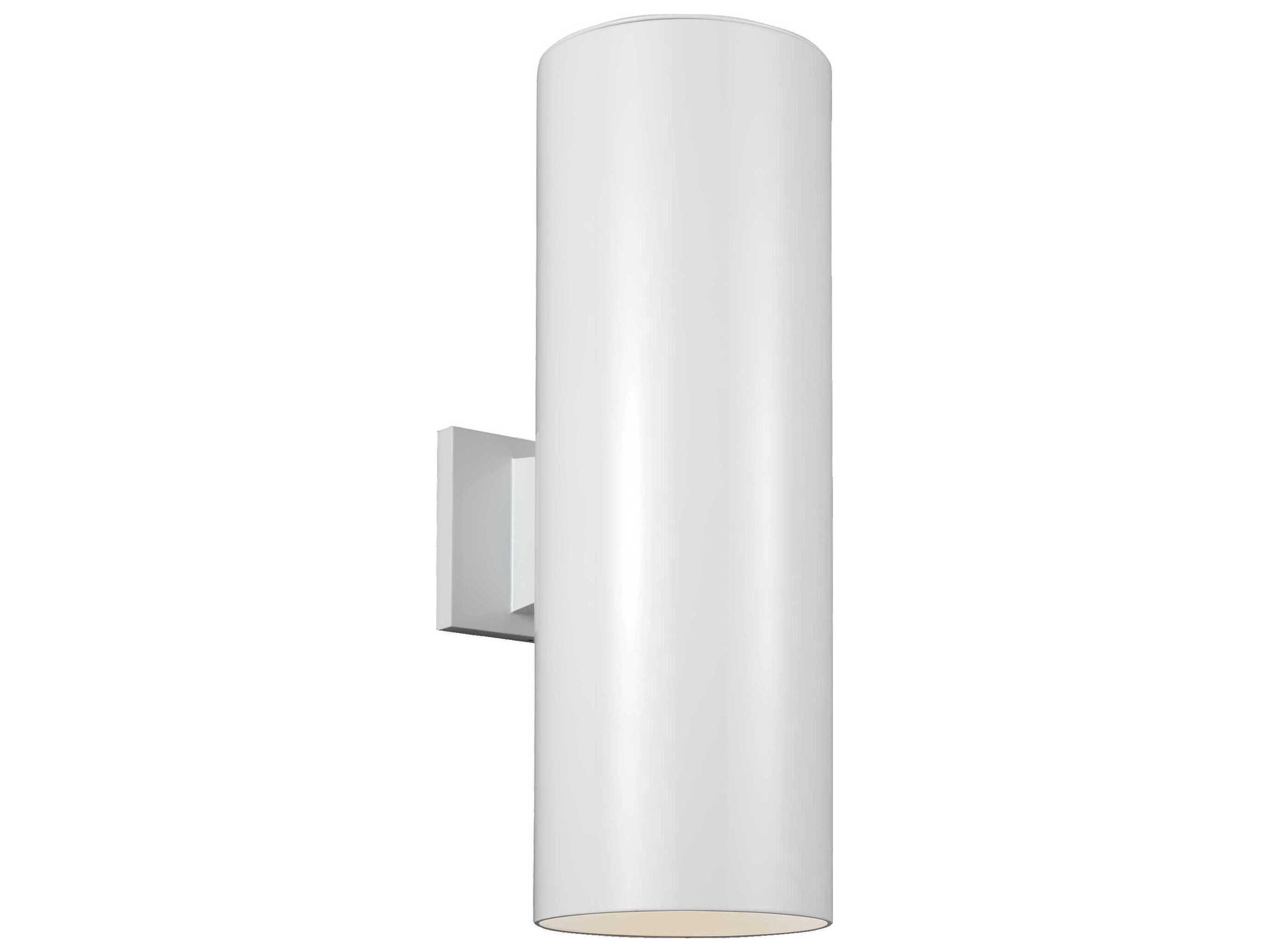 LED Outdoor Wall Lantern Outdoor Cylinders White Dimmable