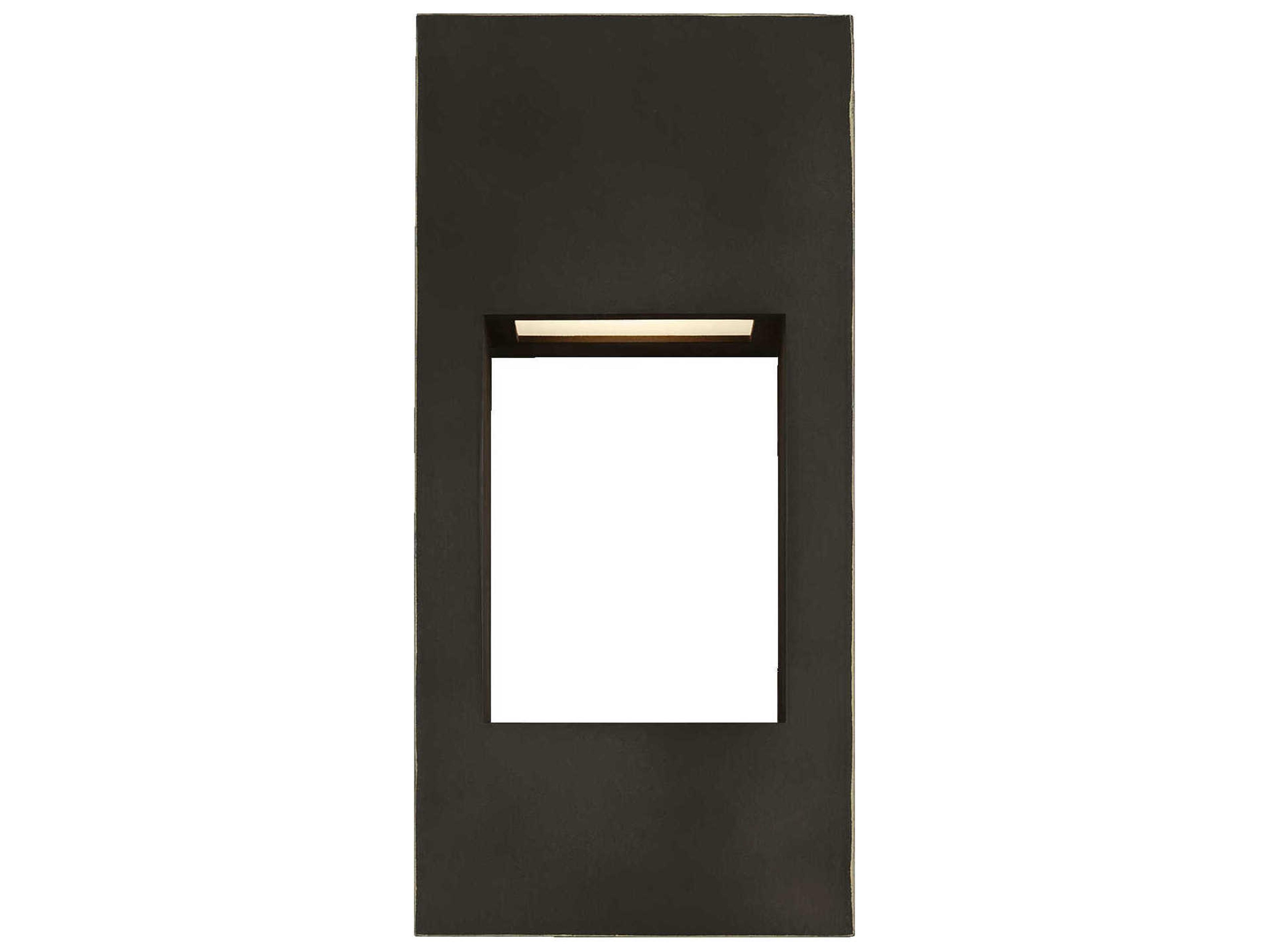 LED Outdoor Wall Lantern Testa Modern Antique Bronze