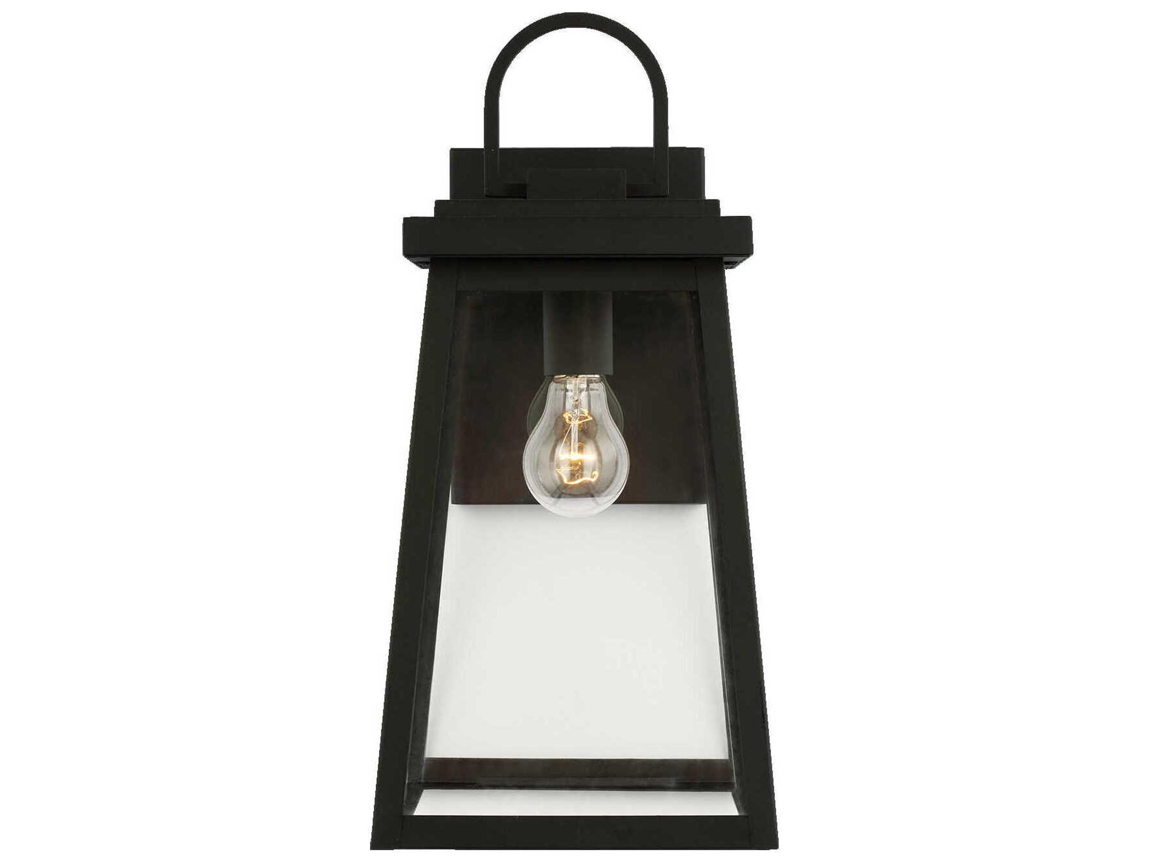 Founders Outdoor Wall Lantern 18-Inch Black