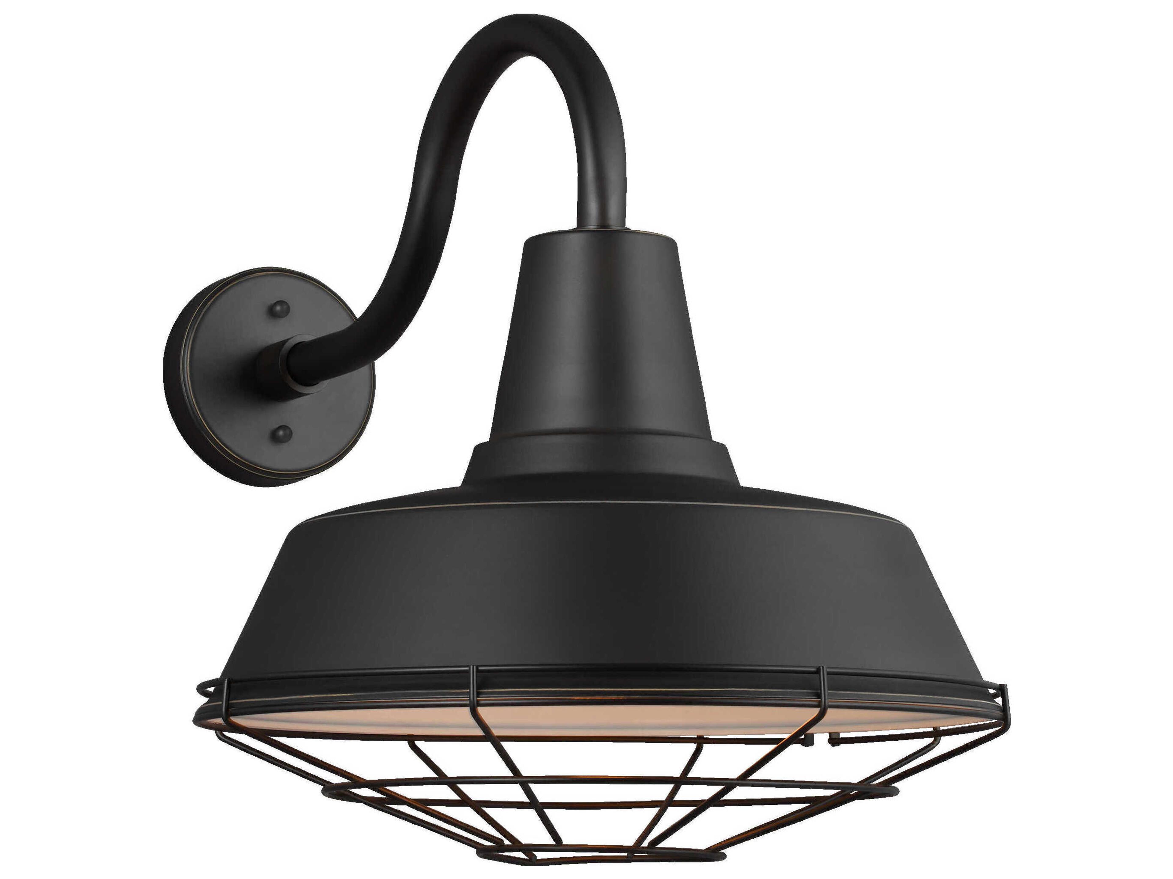 Barn Light Extra Large Cage Antique Bronze Wet Rated