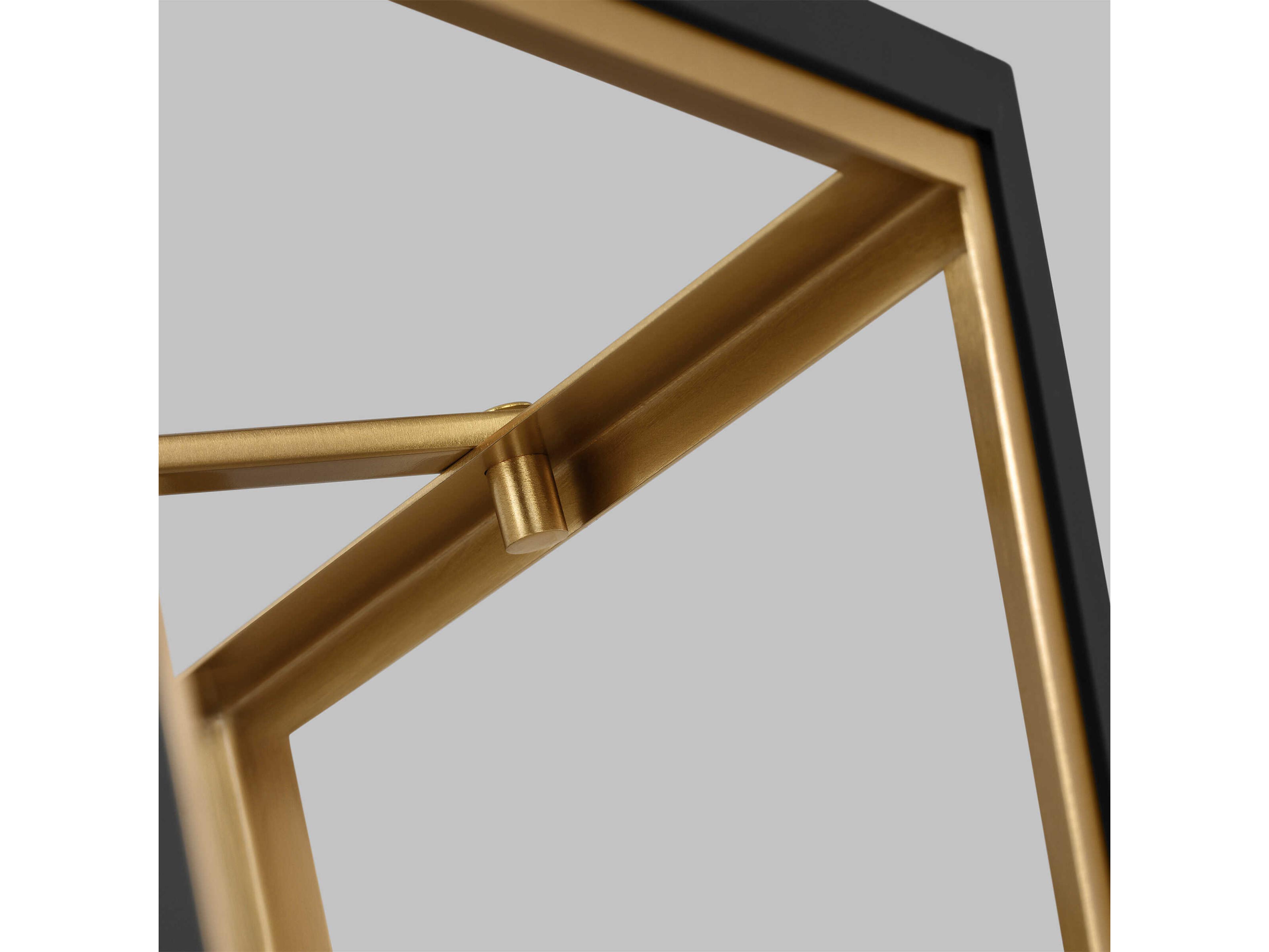 Visual Comfort Studio Curt 3-Light Midnight Black Lantern Chandelier