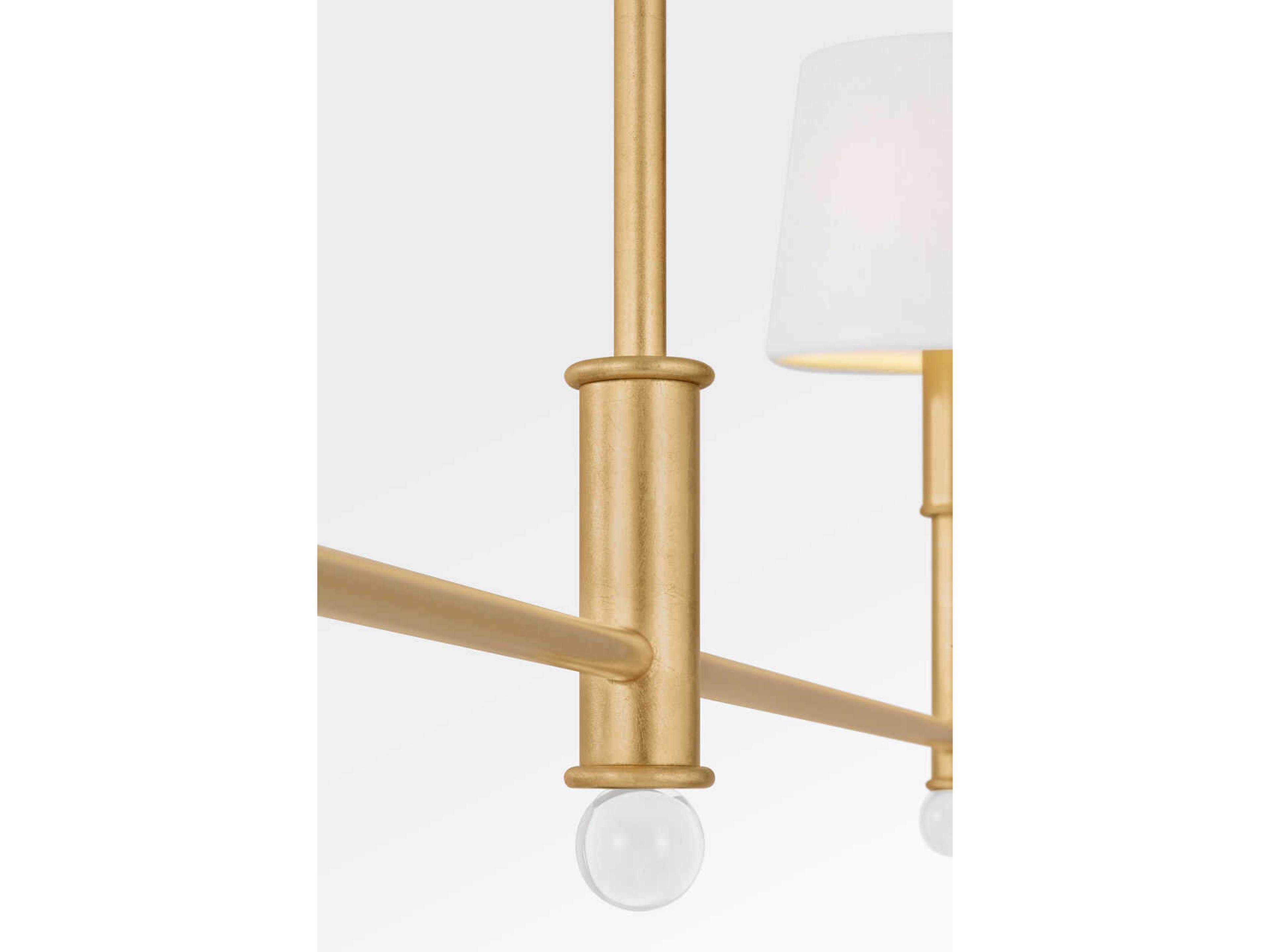 Visual Comfort Studio Greard 2-Light Gild Gold Linear Island Pendant