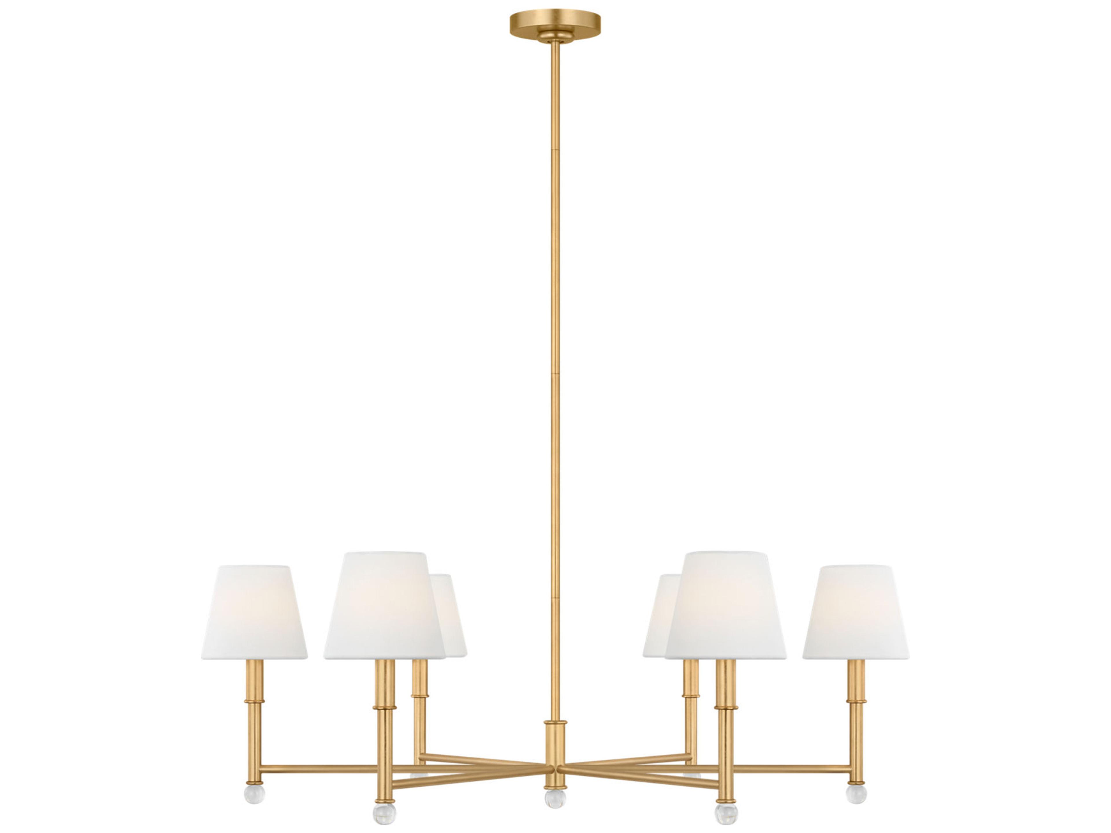 Greard 6-Light Gild Gold Chandelier