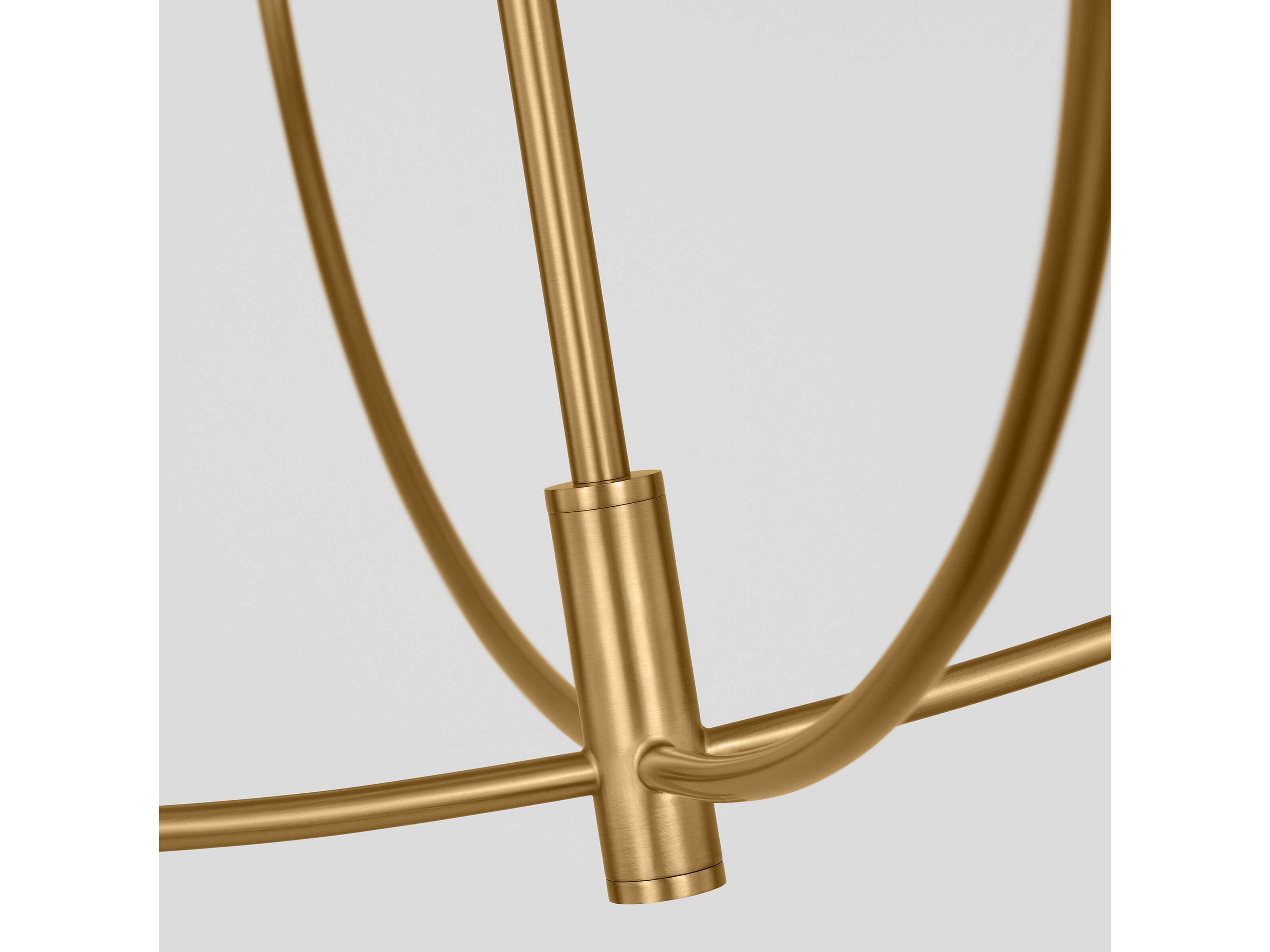 Visual Comfort Studio Galassia 4-Light Burnished Brass Globe Chandelier