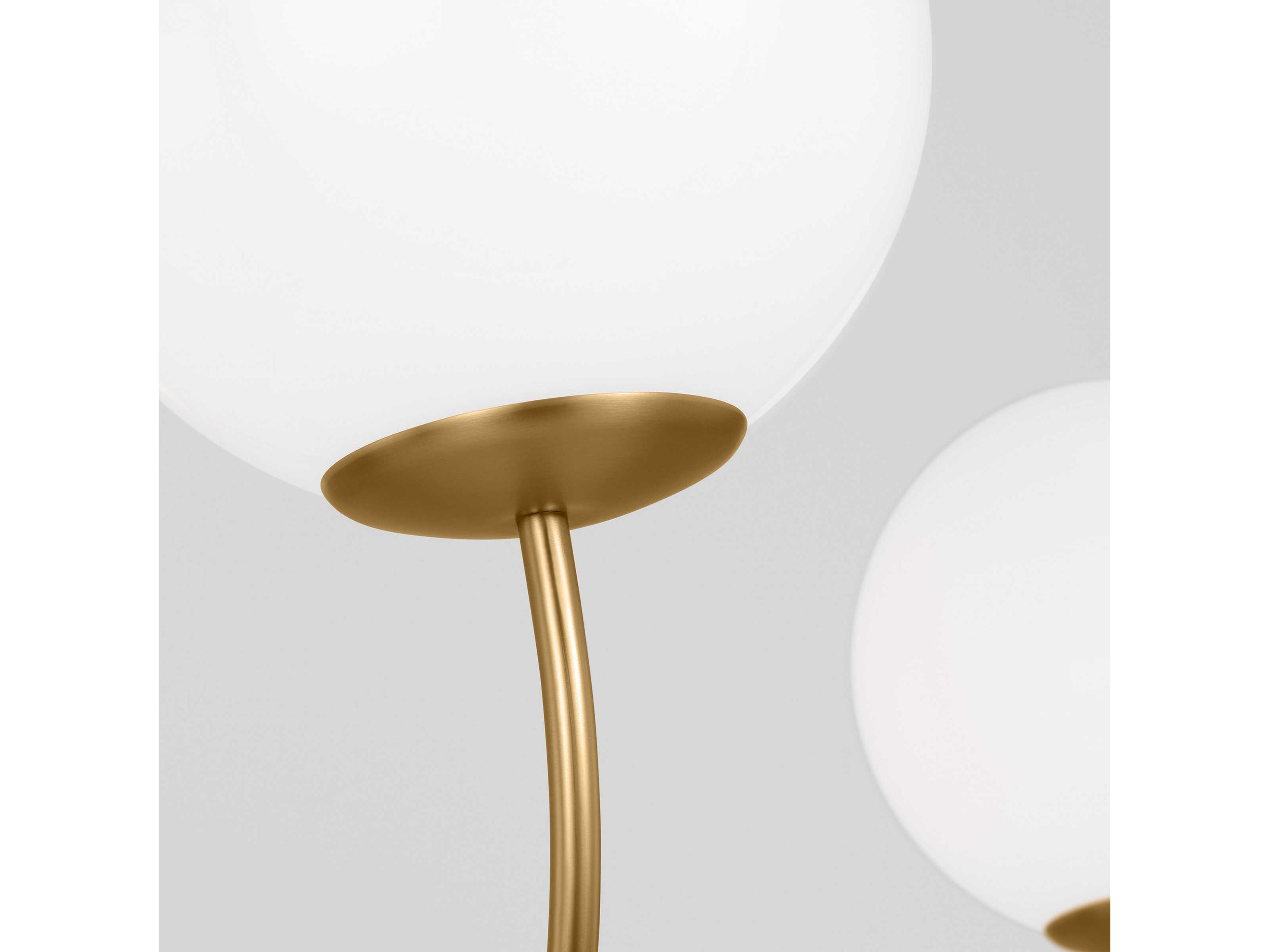 Visual Comfort Studio Galassia 4-Light Burnished Brass Globe Chandelier