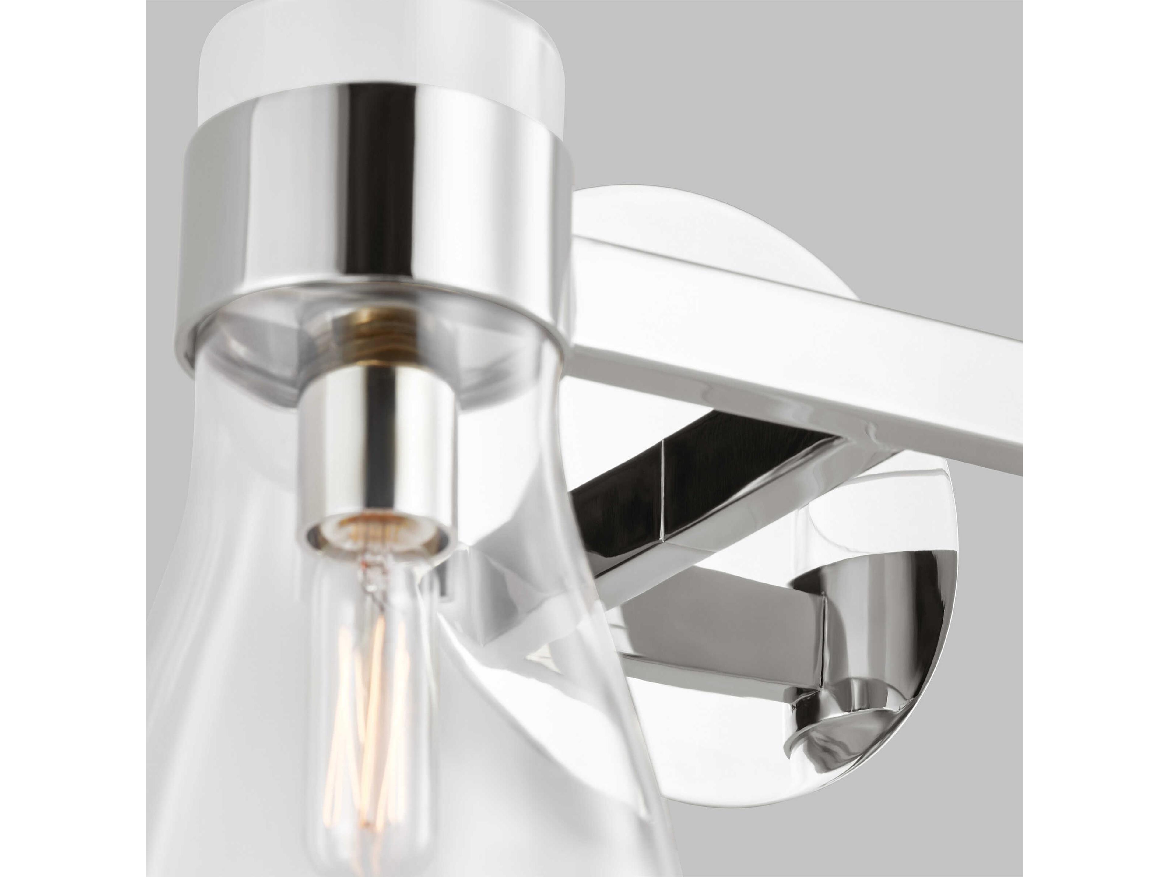 Visual Comfort Studio Moritz 2-Light Polished Nickel Vanity Light