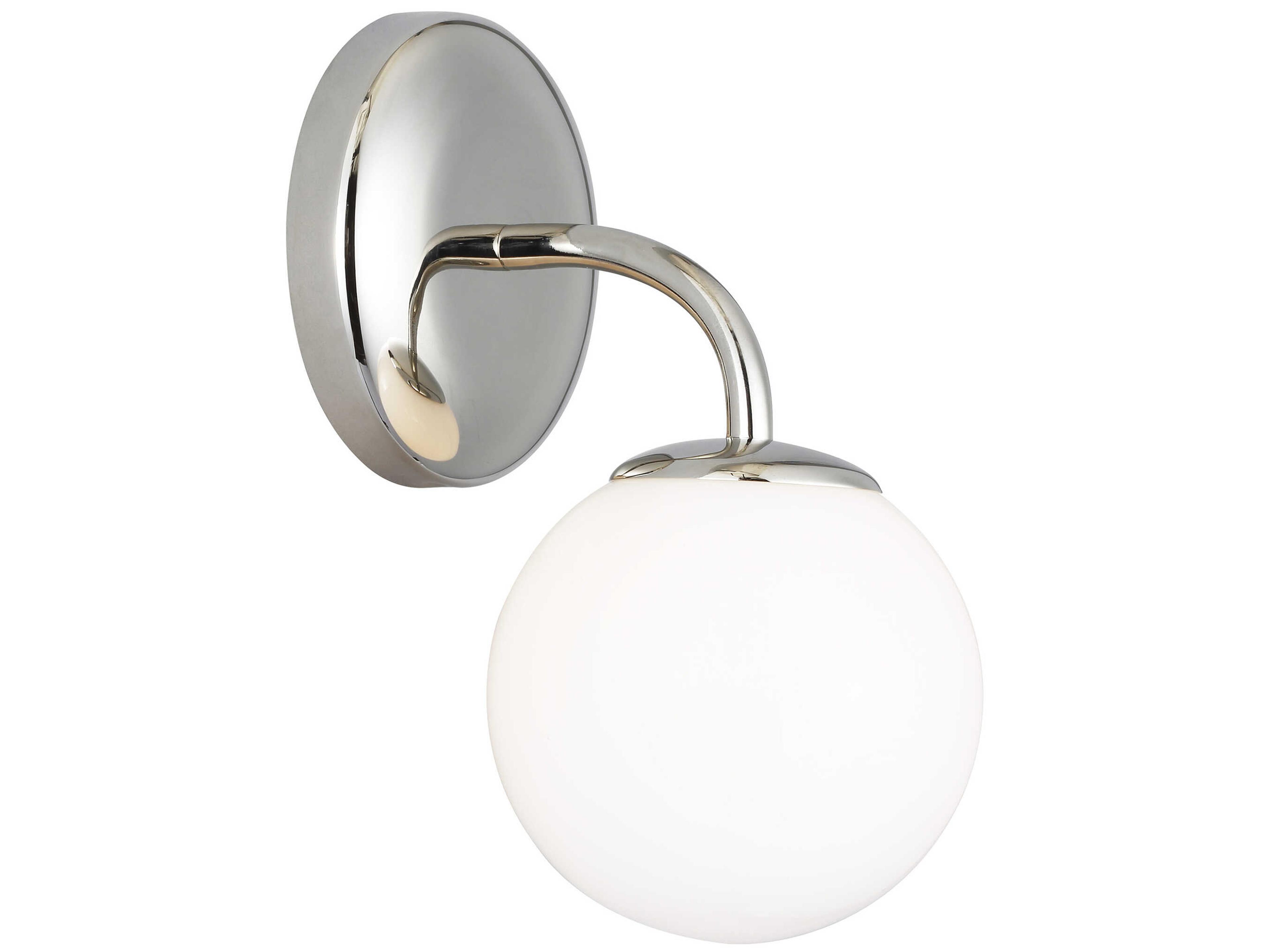 Visual Comfort Studio Galassia 1-Light Polished Nickel Wall Sconce