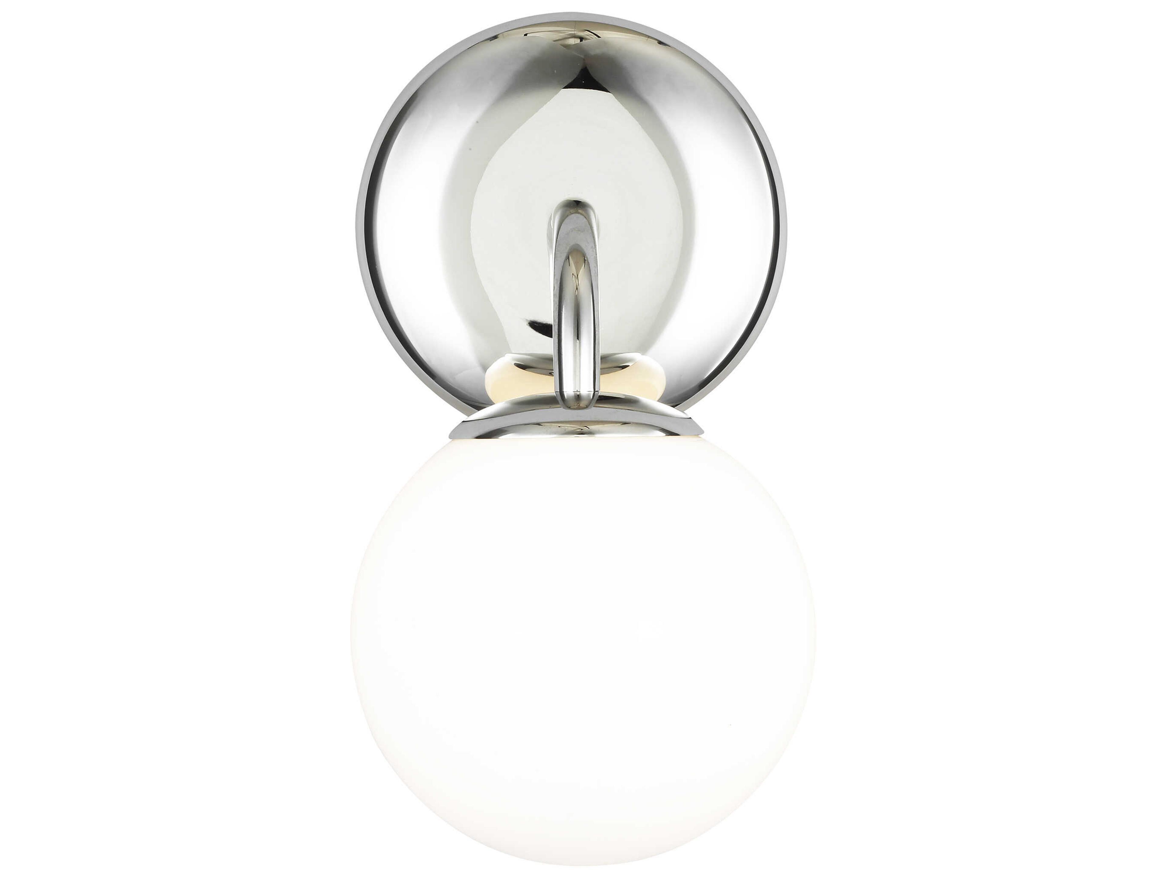 Visual Comfort Studio Galassia 1-Light Polished Nickel Wall Sconce
