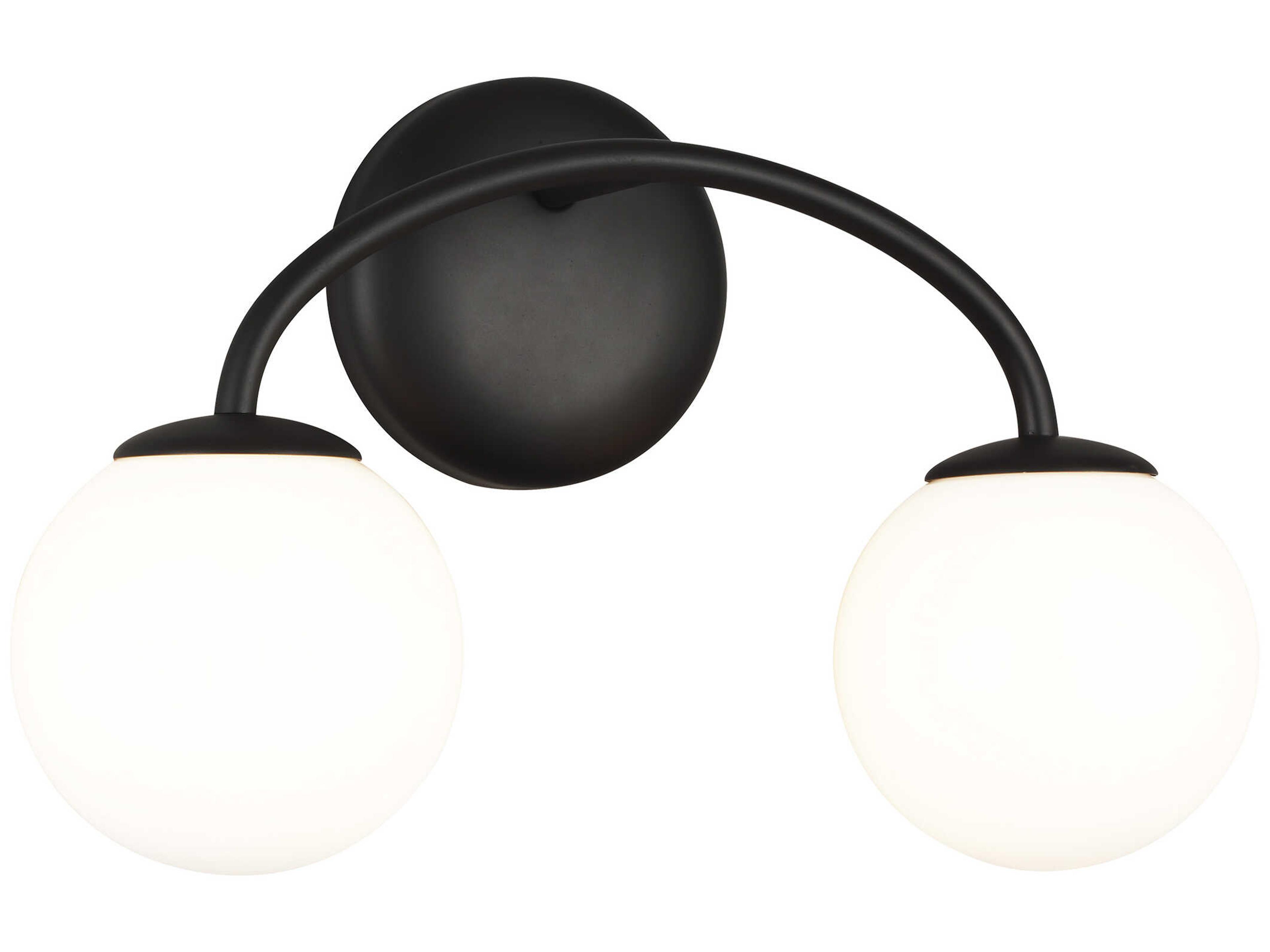 Visual Comfort Studio Galassia 2-Light Midnight Black Vanity Light