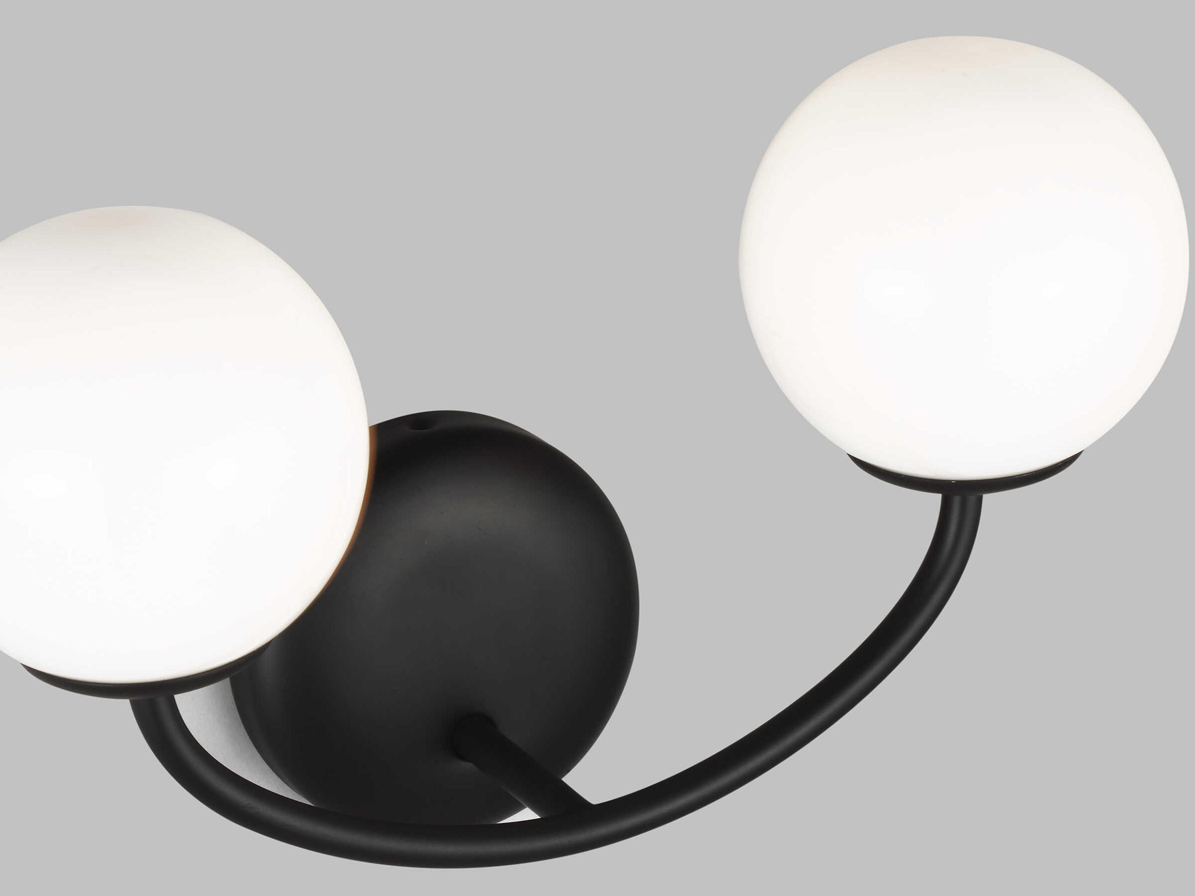 Visual Comfort Studio Galassia 2-Light Midnight Black Vanity Light