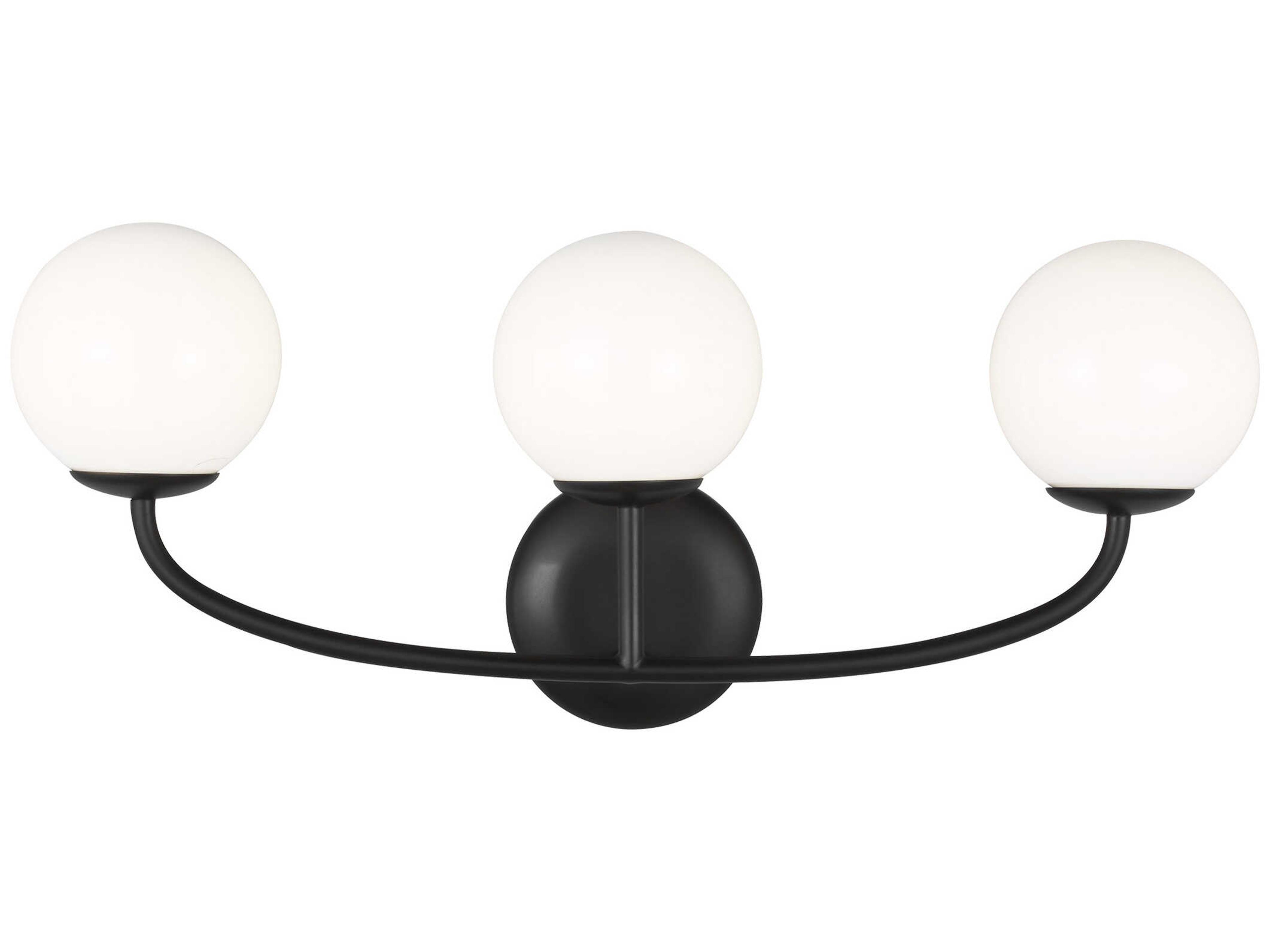 Visual Comfort Studio Galassia 3-Light Midnight Black Vanity Light