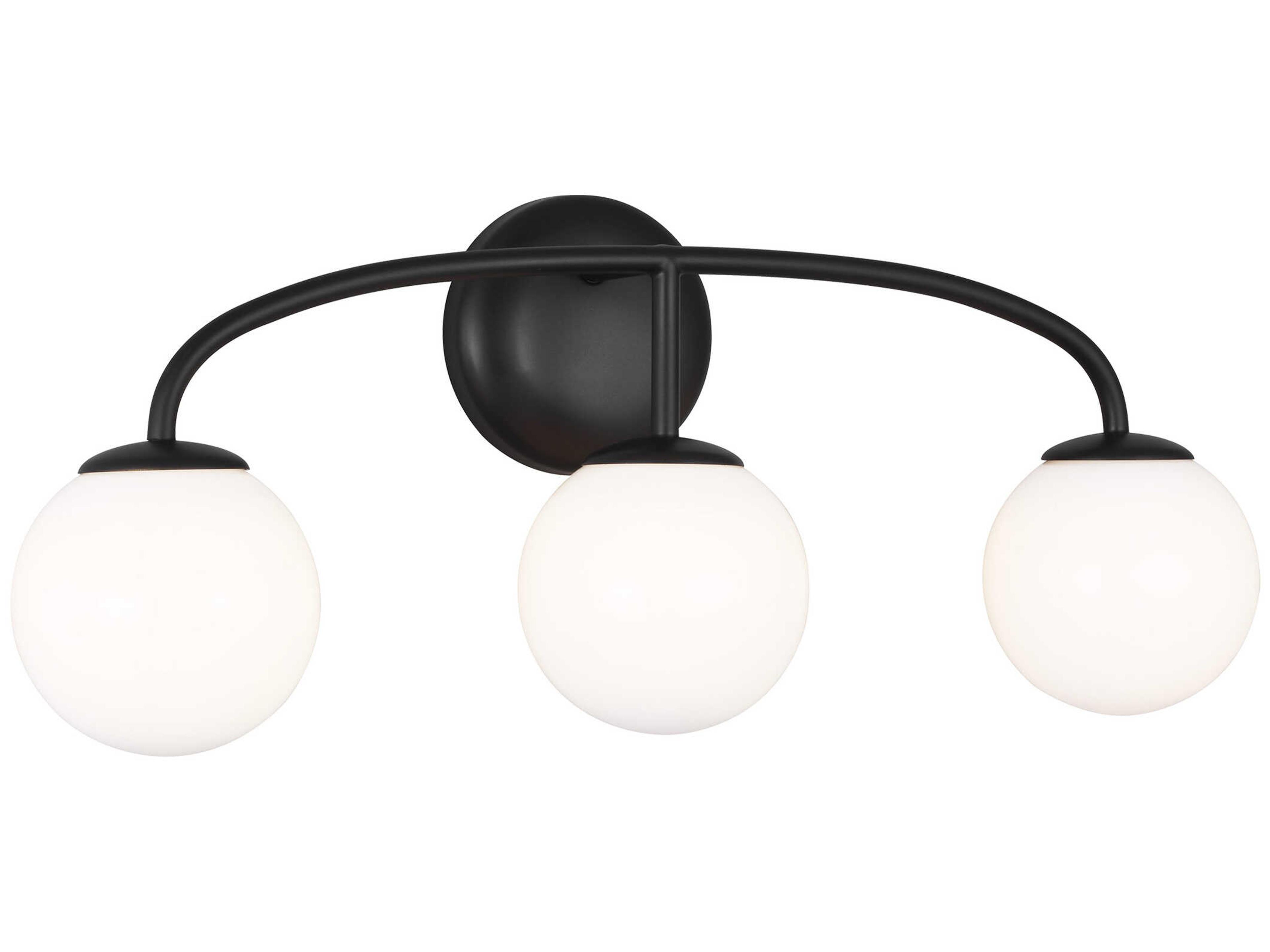 Visual Comfort Studio Galassia 3-Light Midnight Black Vanity Light