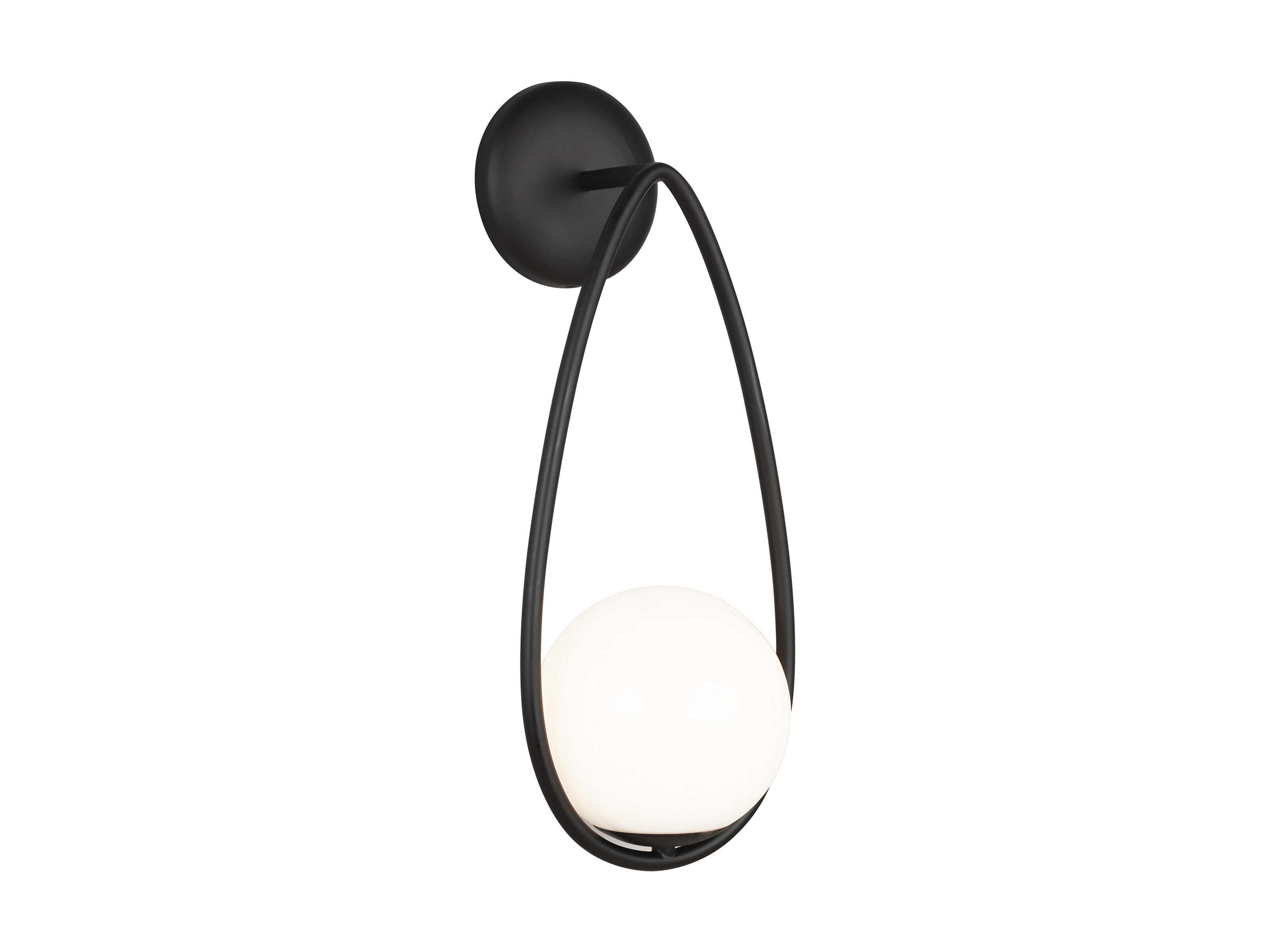 Visual Comfort Studio Galassia 1-Light Midnight Black Wall Sconce
