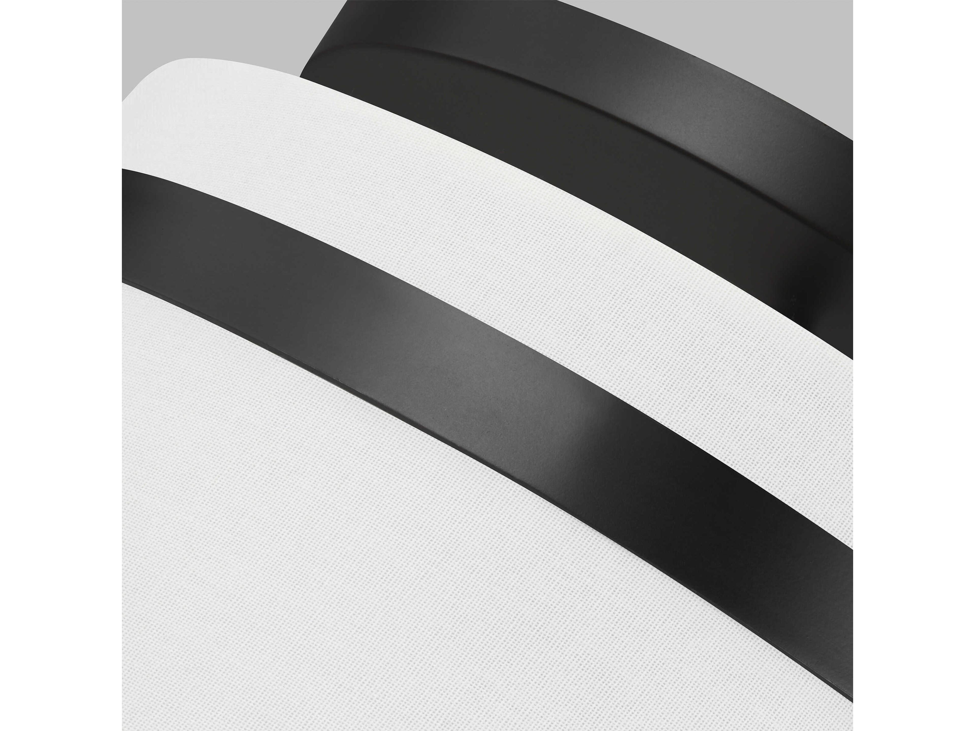 Visual Comfort Studio Cordtlandt 3-Light Aged Iron Black Drum Flush Mount