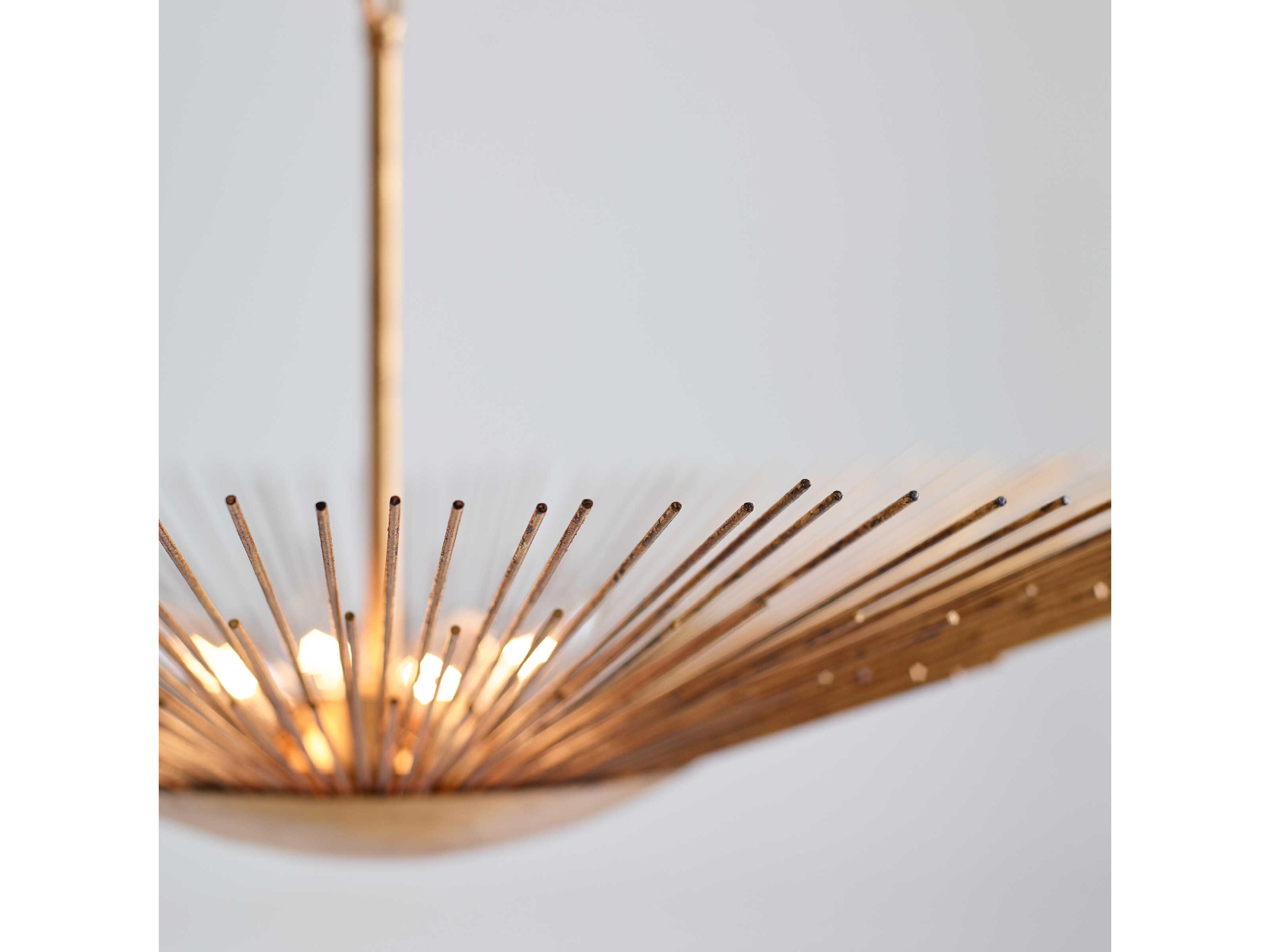 Visual Comfort Studio Helios 4-Light Antique Gild Gold Pendant