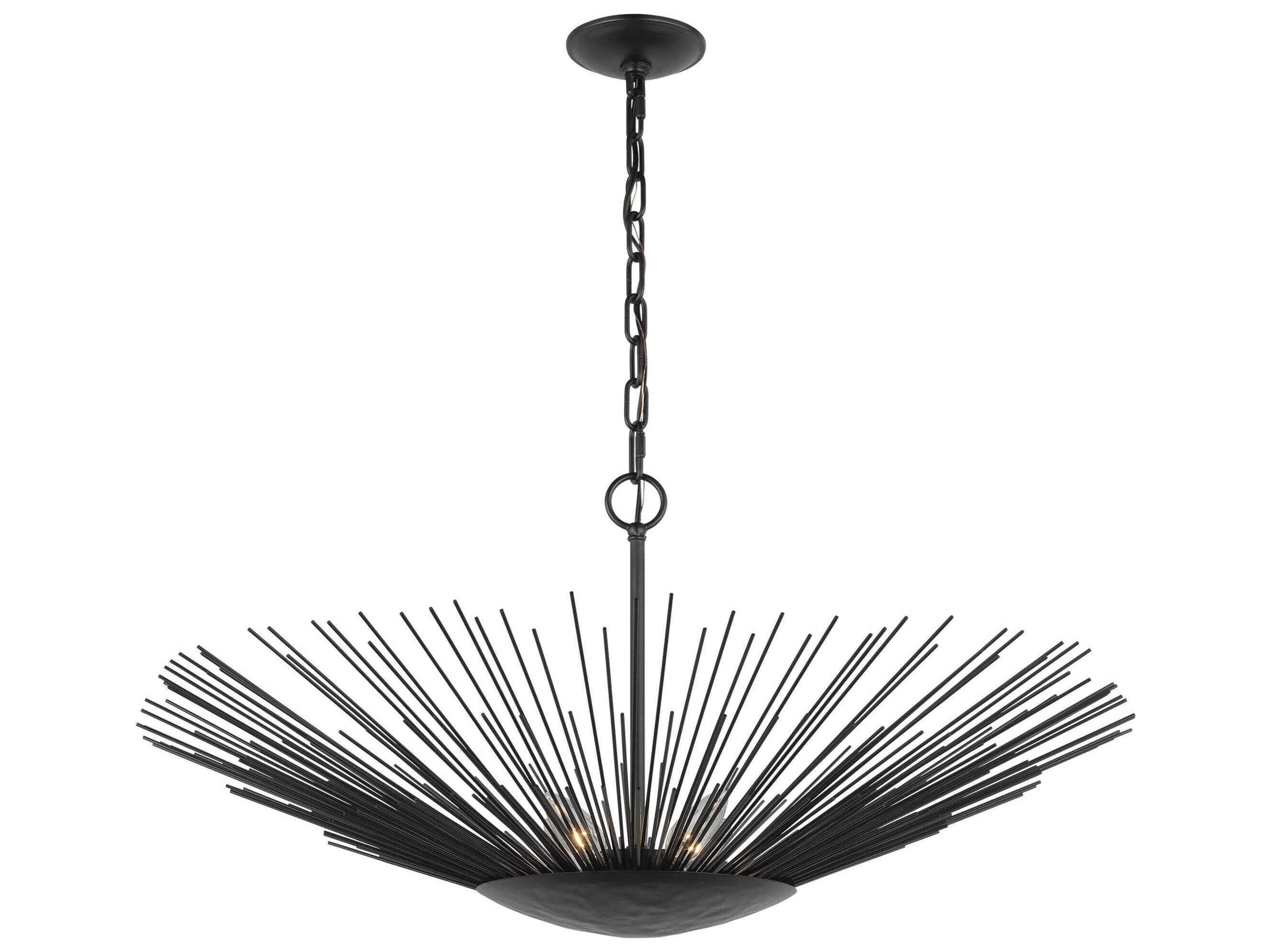 Helios Aged Iron 32-Inch Wide Pendant