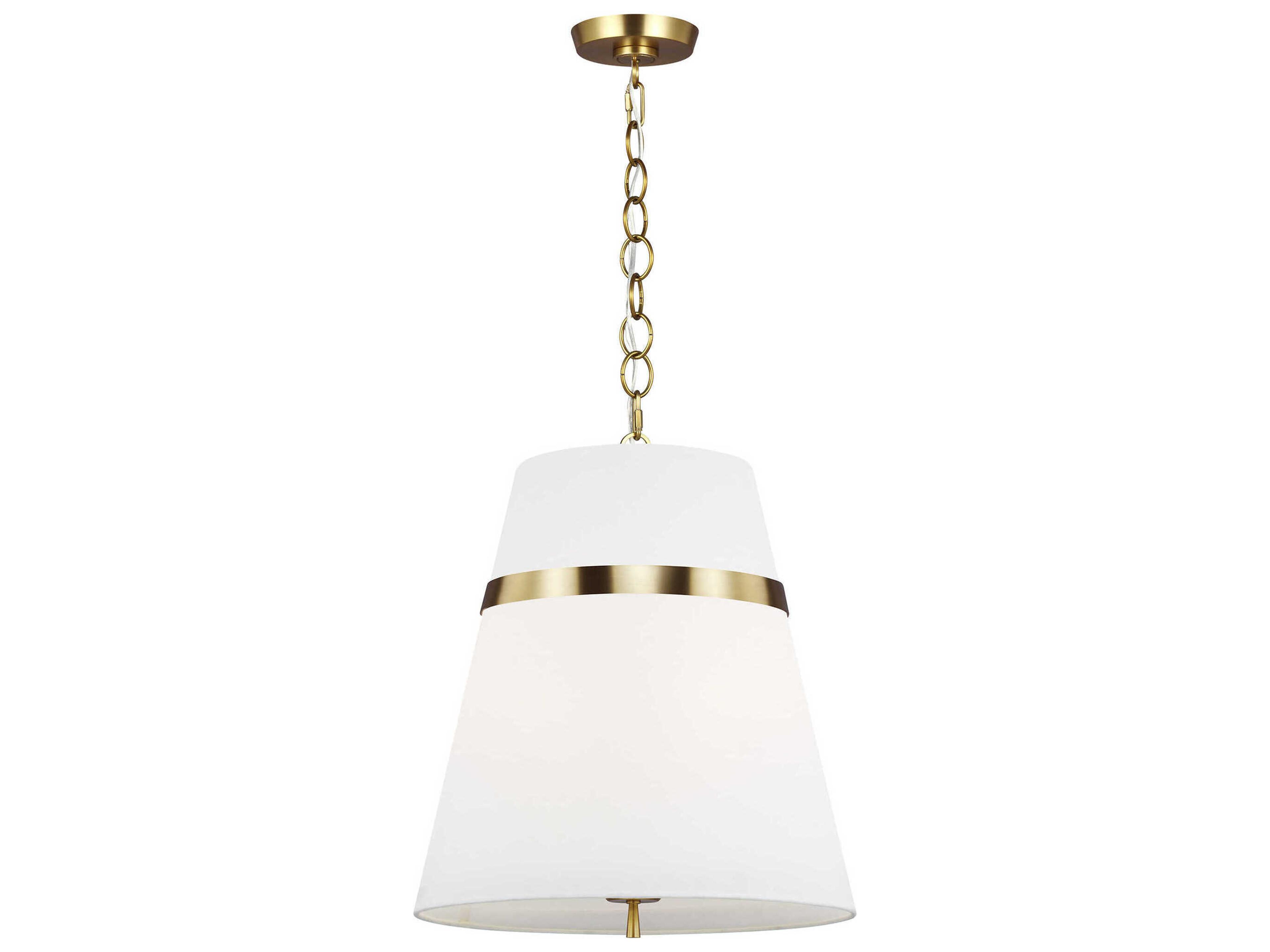 Visual Comfort Studio Cordtlandt 3-Light Burnished Brass Pendant