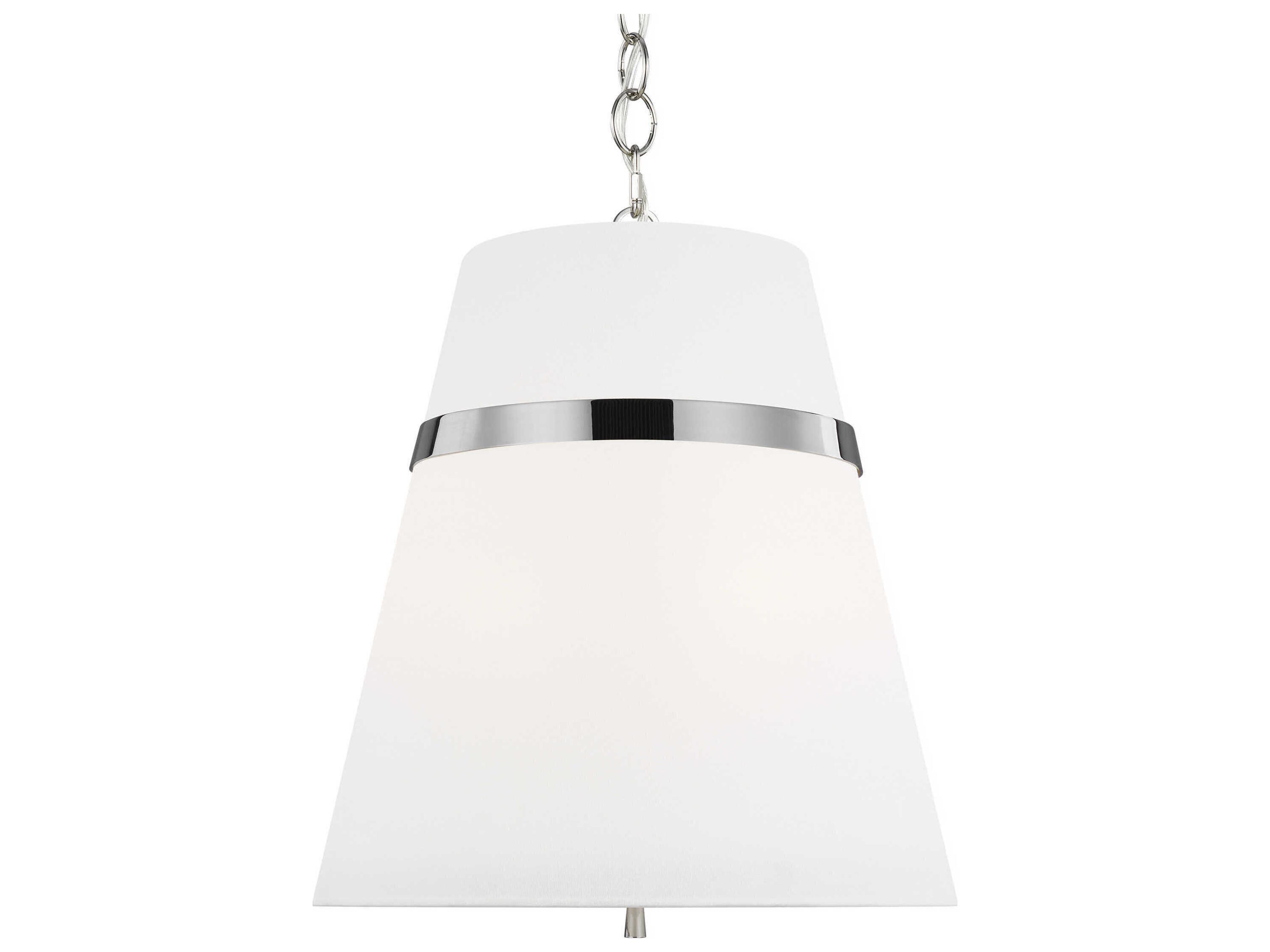 Visual Comfort Studio Cordtlandt 3-Light Polished Nickel Pendant