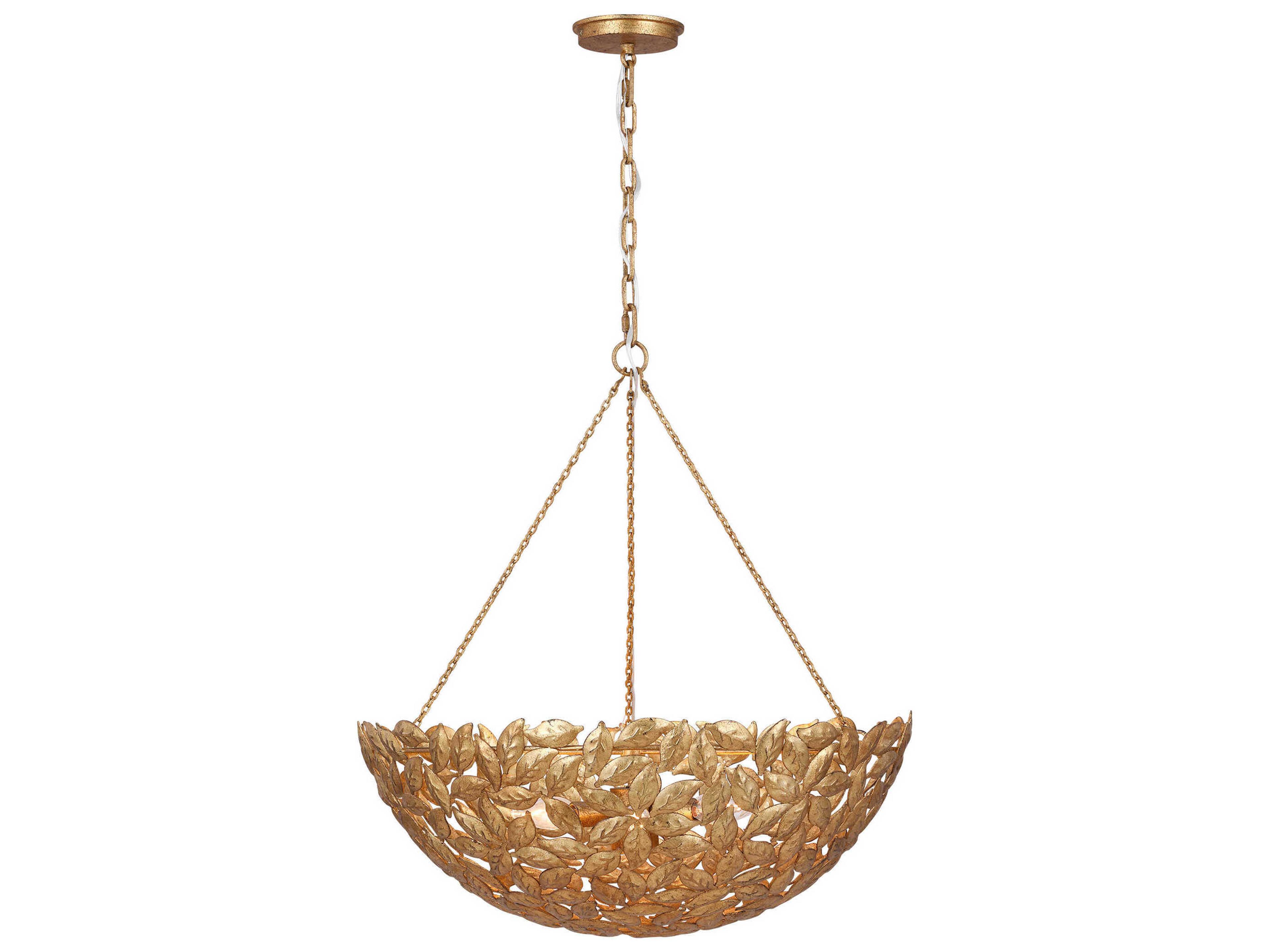 Kelan 6-Light Pendant in Antique Gild by Alexa Hampton