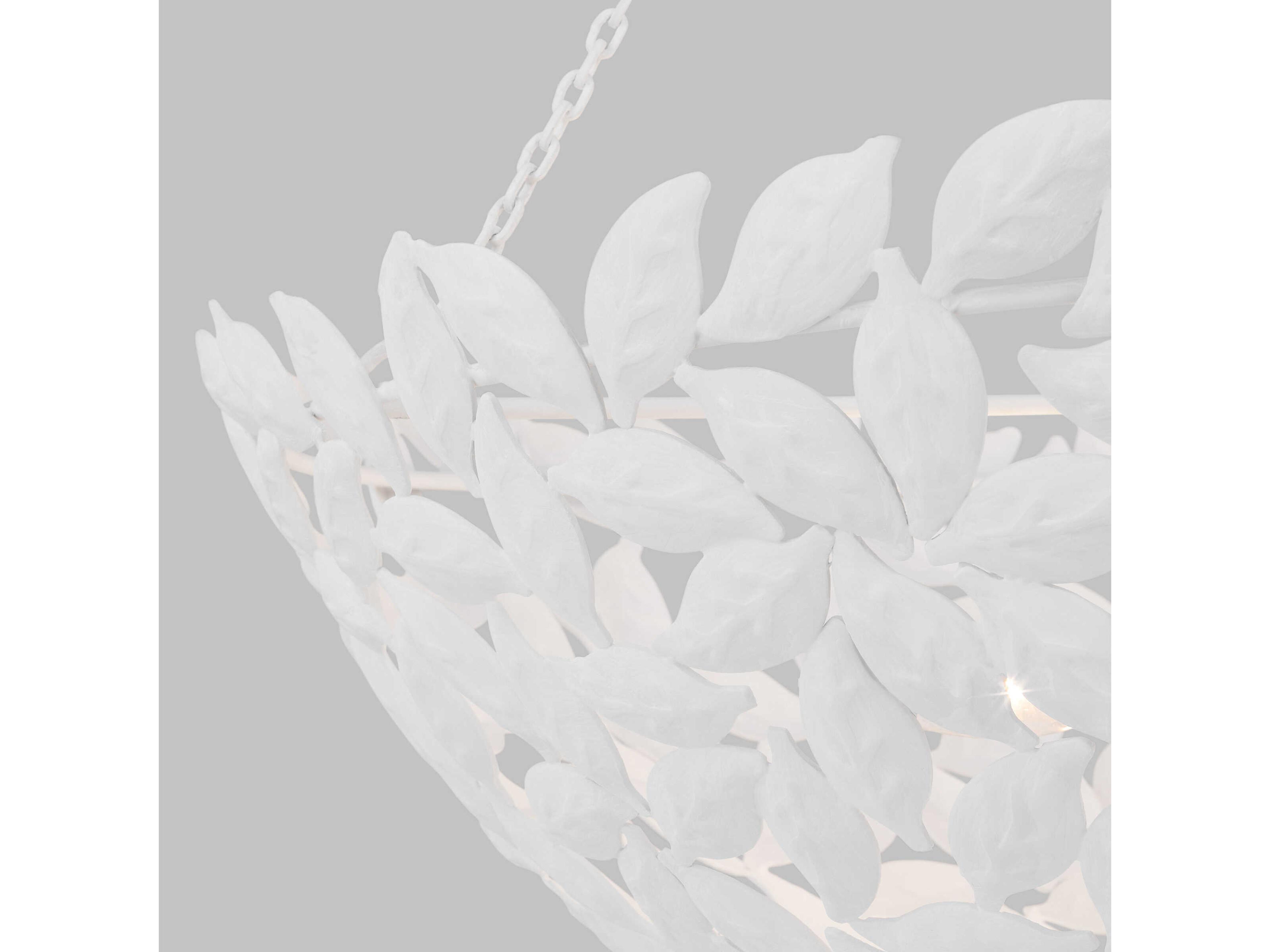 Visual Comfort Studio Kelan 6-Light Textured White Bowl Pendant